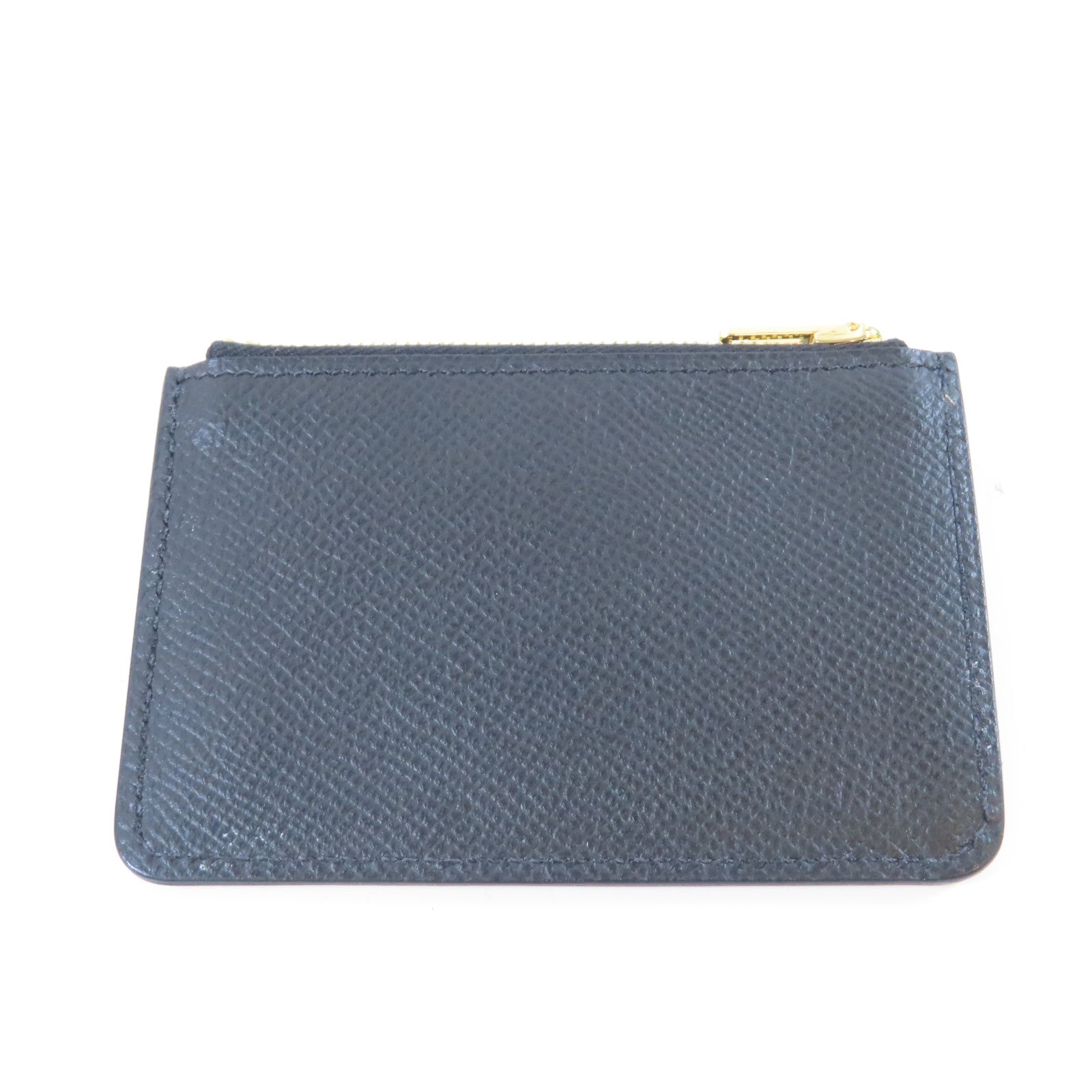 HERMES Epsom皮革Constance Slim金扣錢包Noir黑色