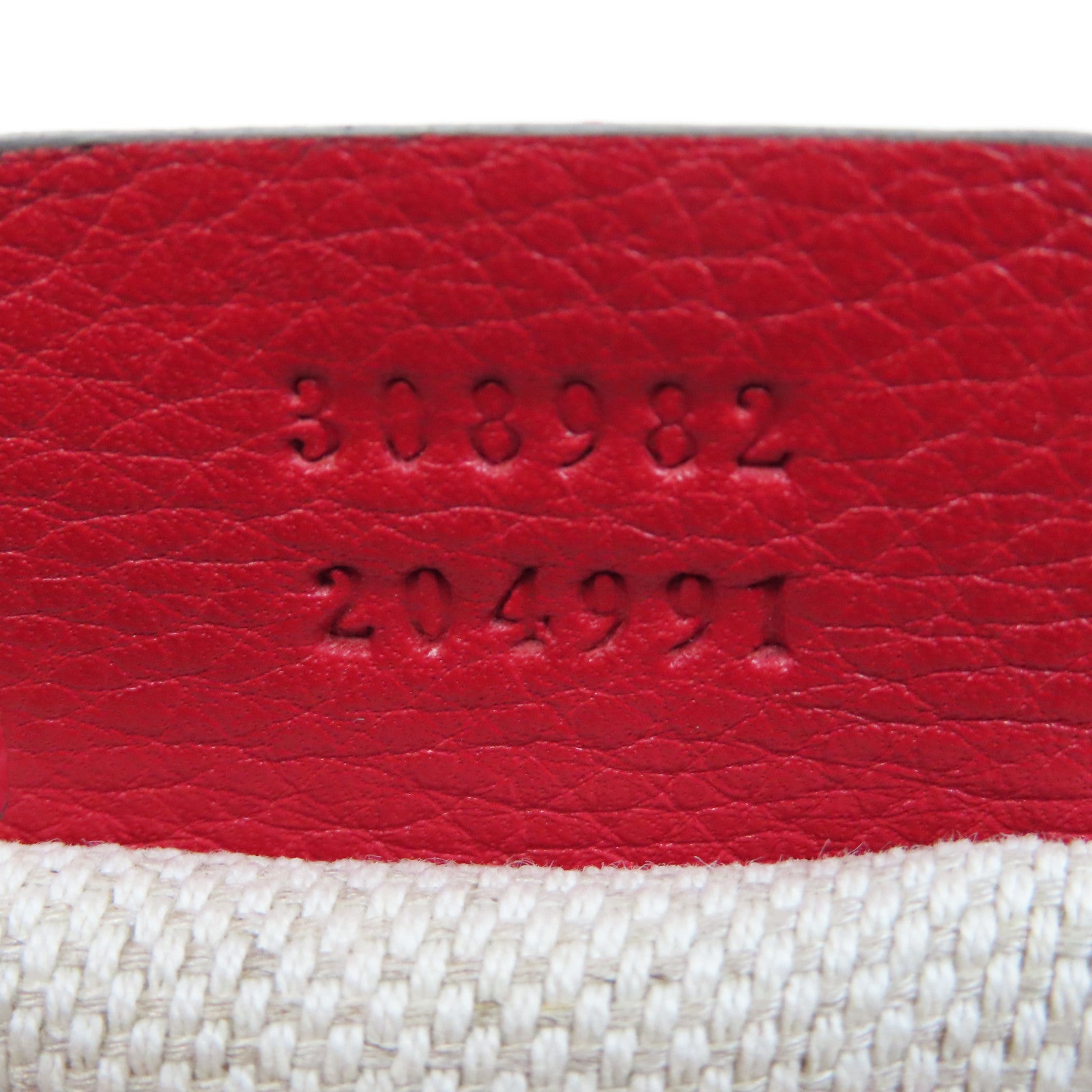 GUCCI 牛皮皮革Tote Bag金扣肩背袋紅色
