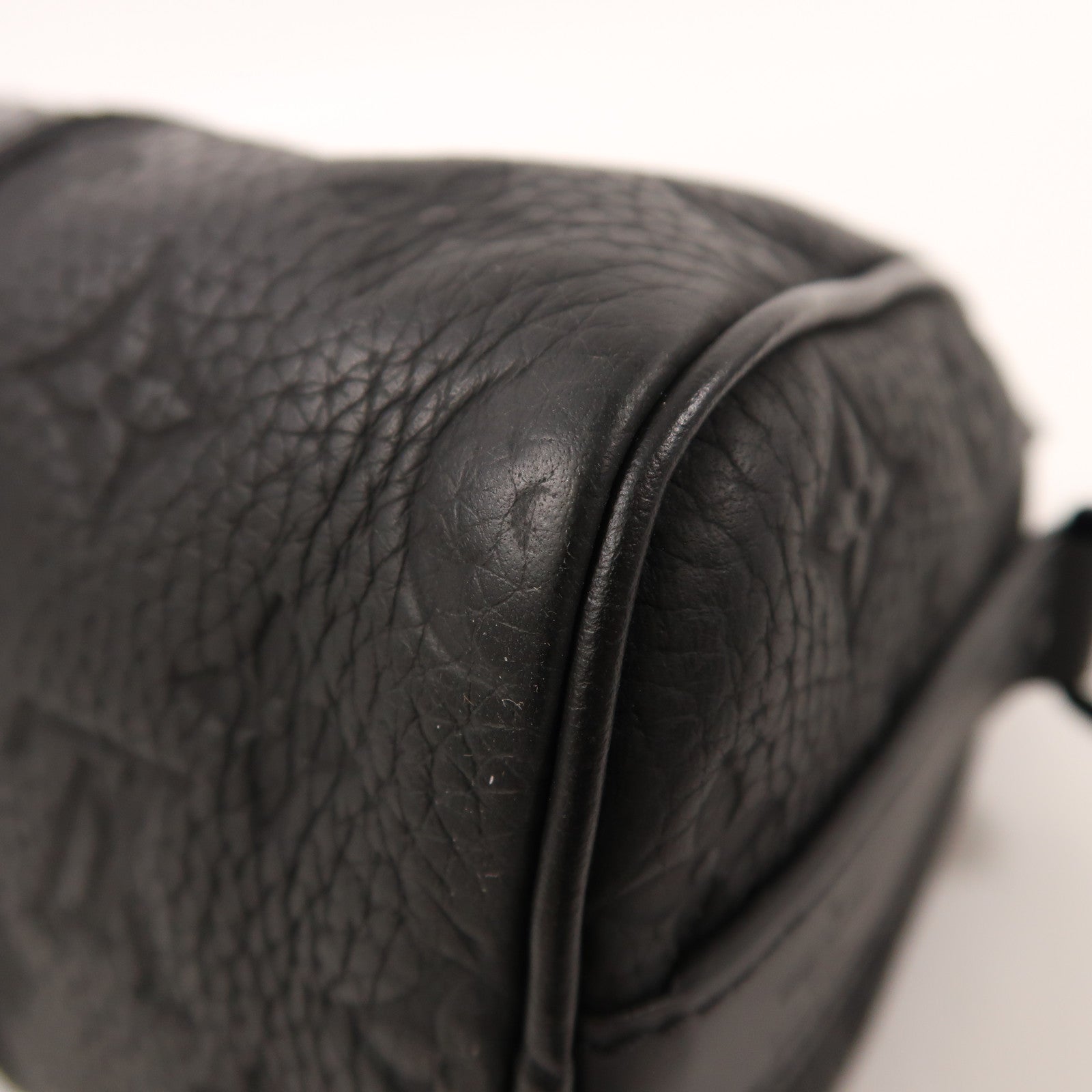 LOUIS VUITTON Monogram Taurillon Keepall Bandouliere 25手挽肩背兩用袋