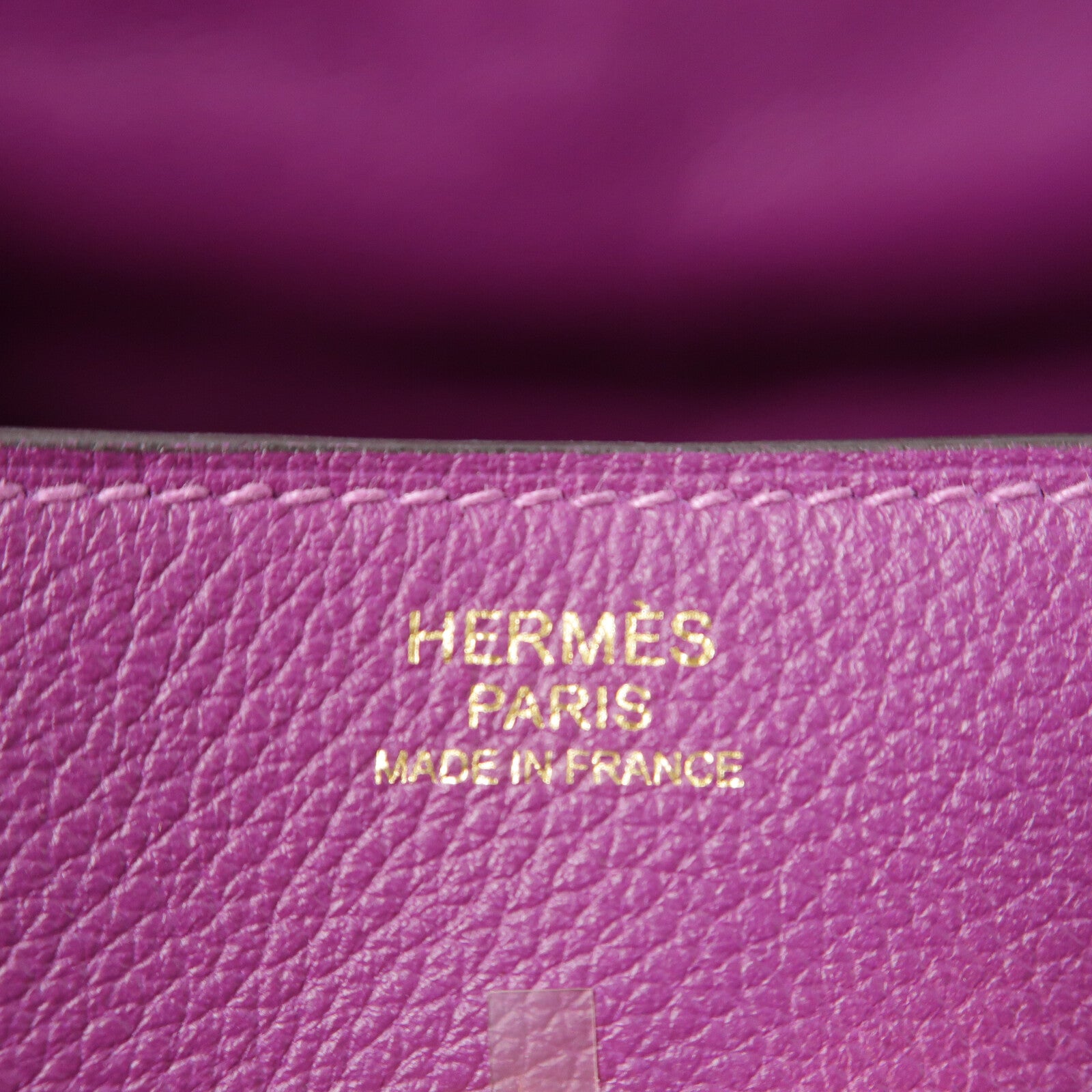 HERMES Evercolor皮革Lindy 30手挽肩背兩用袋Anemone