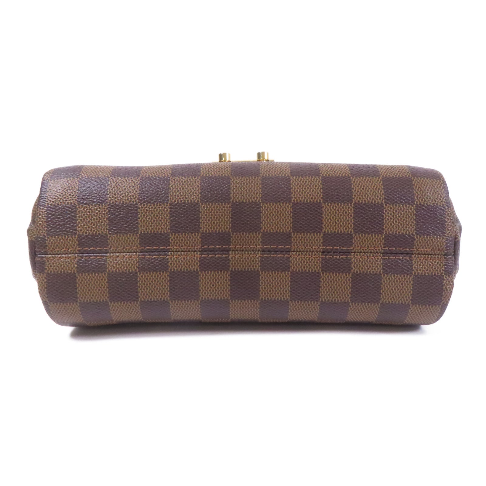LOUIS VUITTON Damier Croisette金扣手挽肩背兩用袋