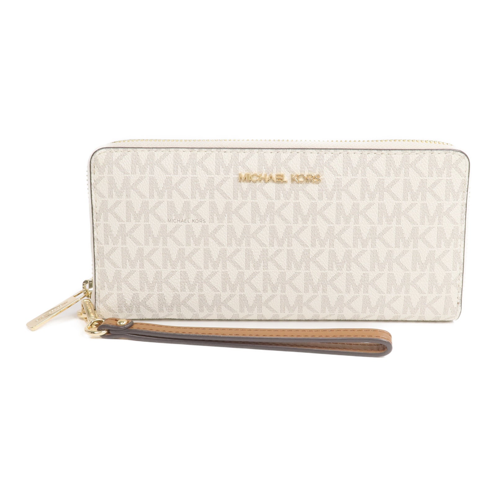Michael Kors 塗層帆布Long Wallet金扣長錢包