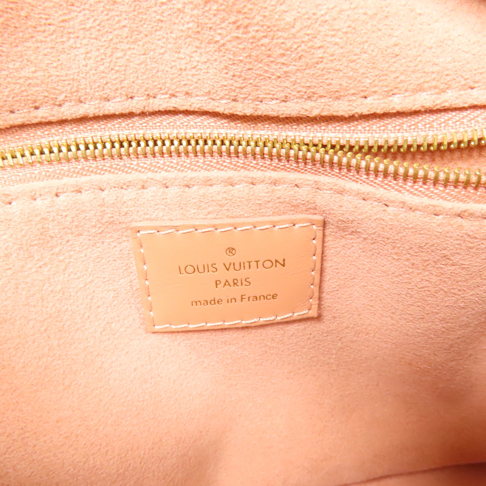LOUIS VUITTON LV GHW Petite Malle Souple 2 Way Bag M45531 Monogram Brown Pink