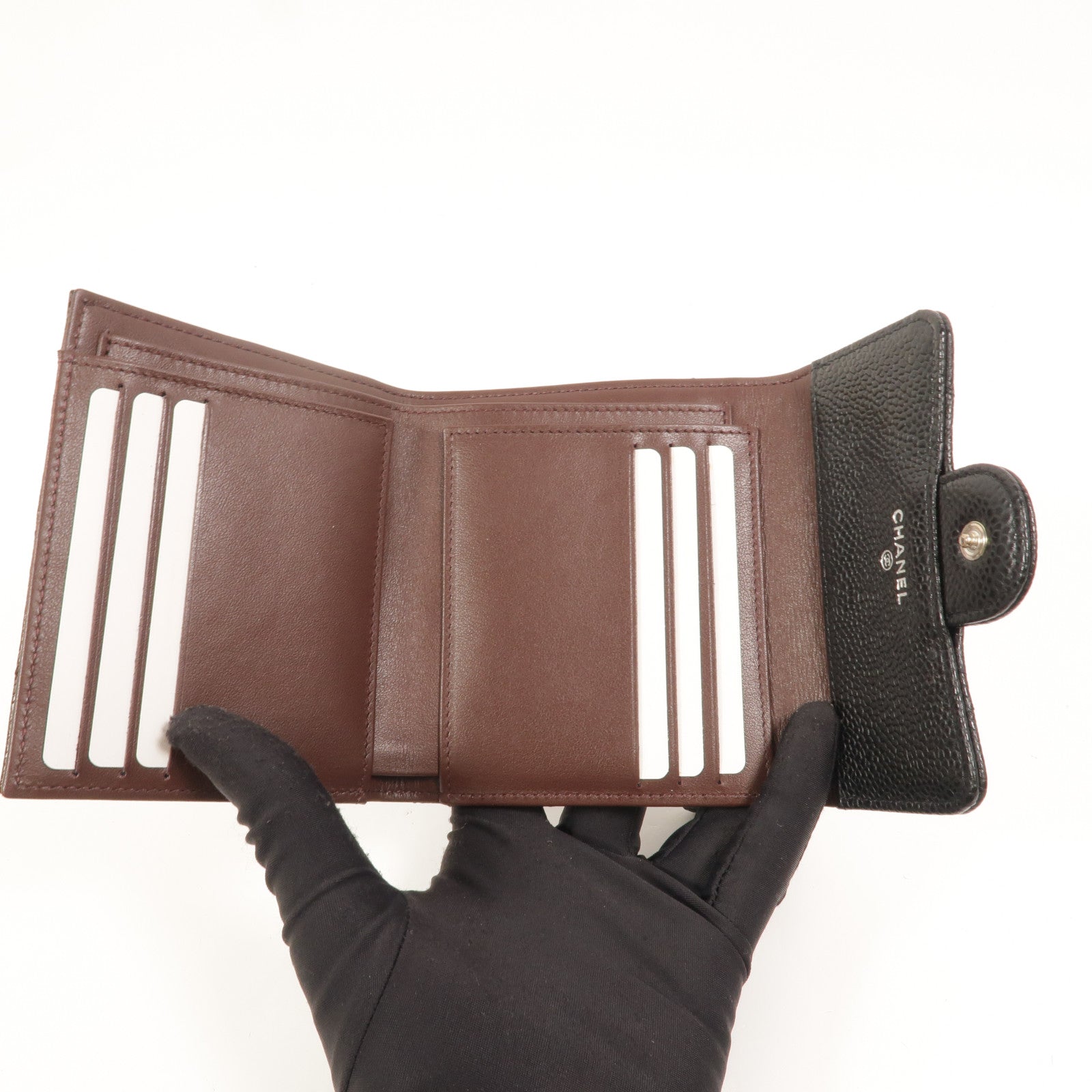 CHANEL 牛皮皮革Classic Small Flap Wallet錢包