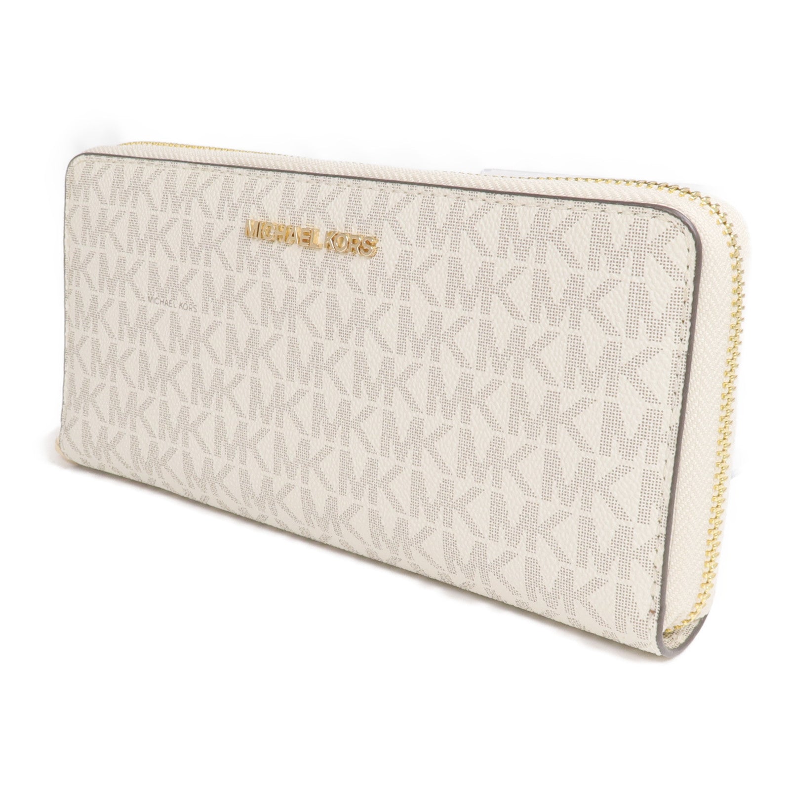 Michael Kors 塗層帆布Long Wallet金扣長錢包
