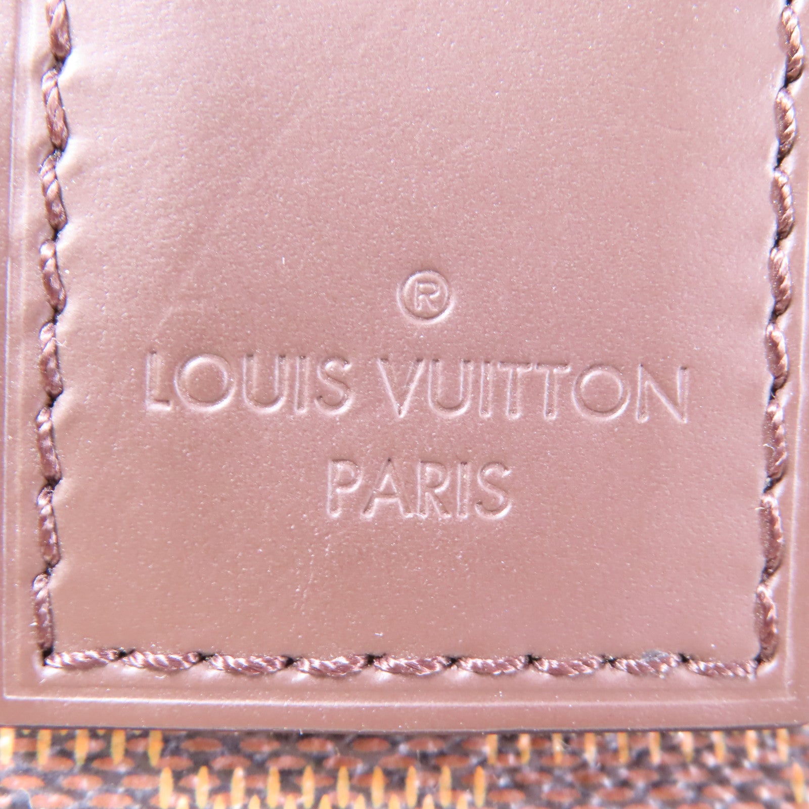LOUIS VUITTON Damier Bond Street BB金扣手挽肩背兩用袋啡色