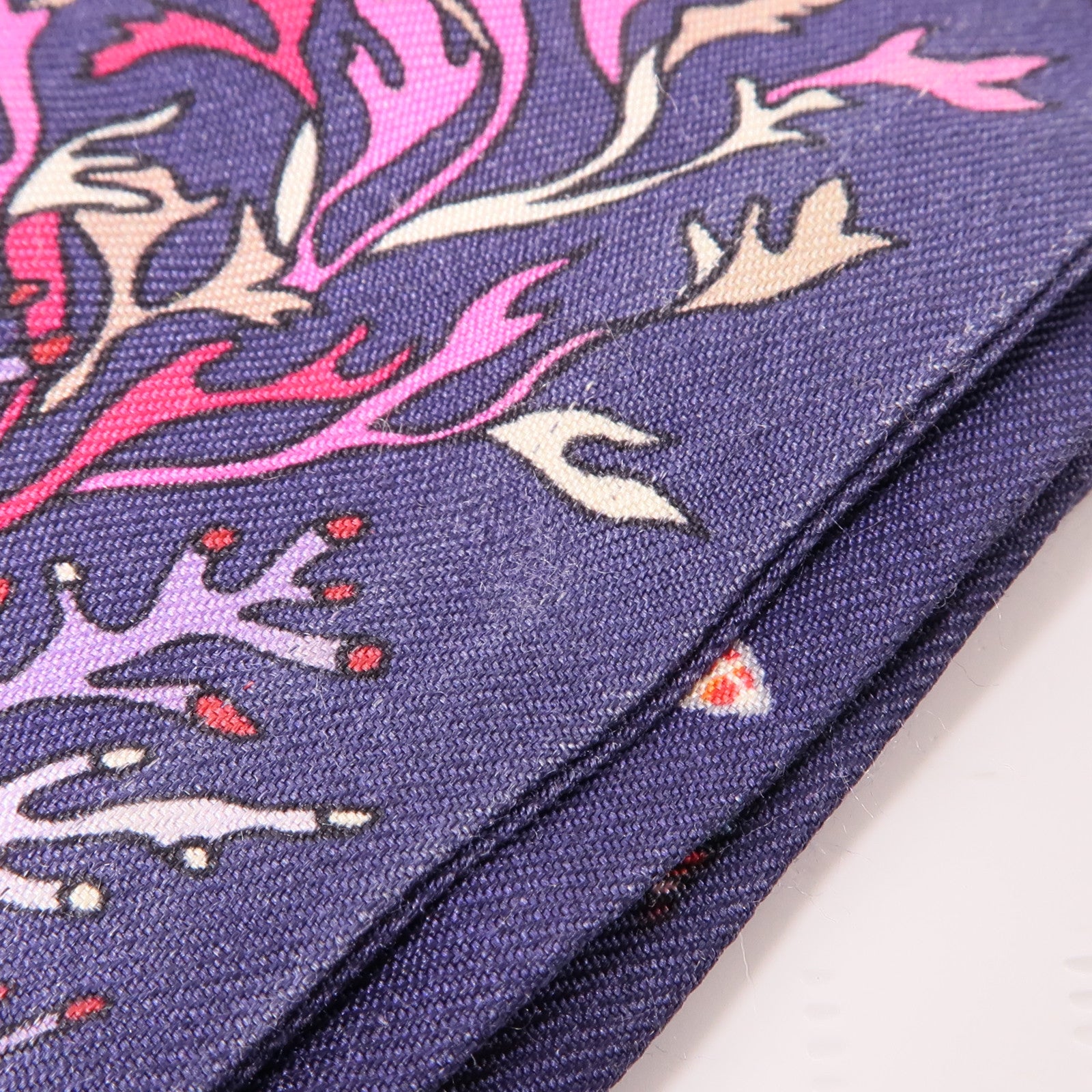 LOUIS VUITTON 絲質Scarf絲巾深藍色/紫色