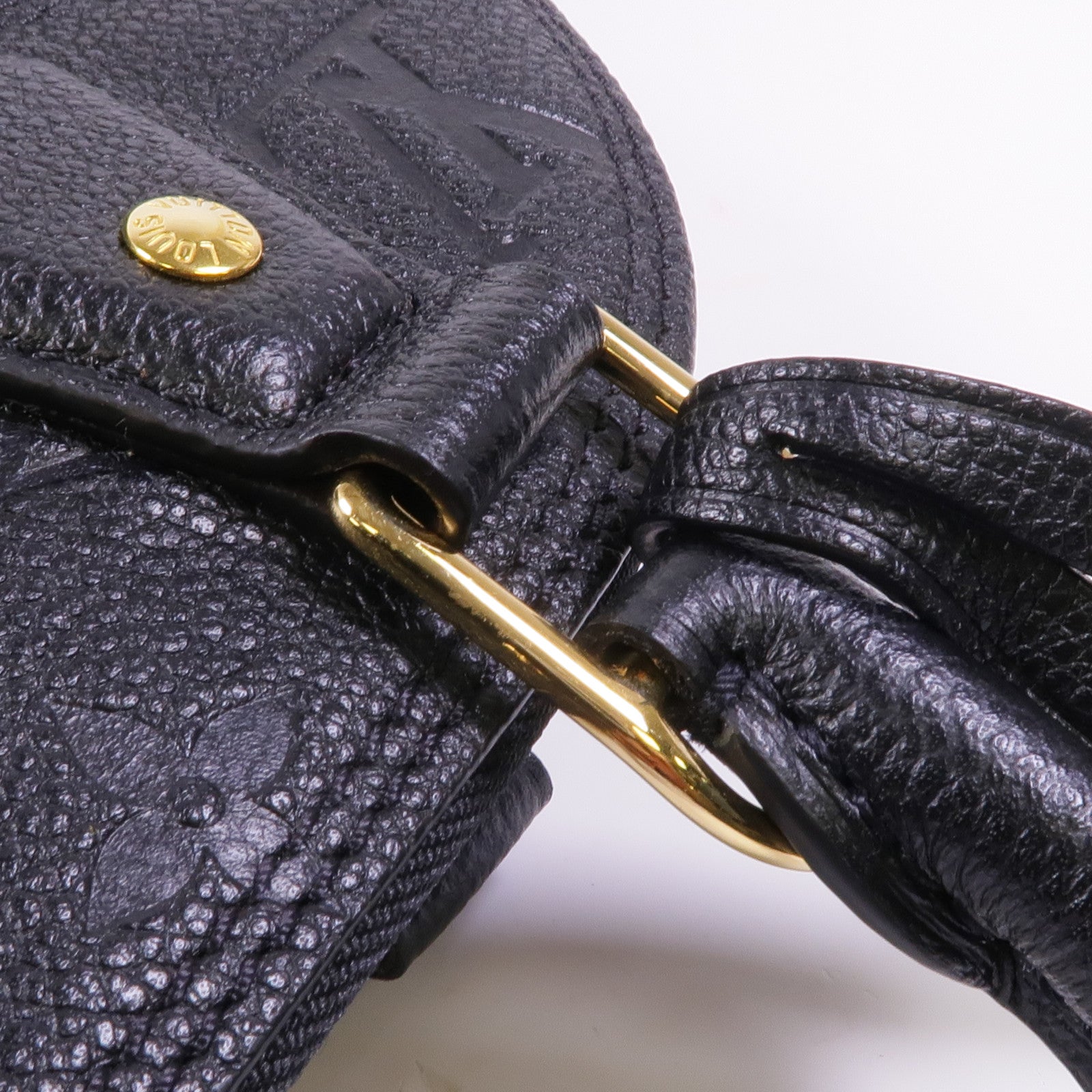 LOUIS VUITTON Monogram Empreinte Neo Alma BB金扣手挽肩背兩用袋
