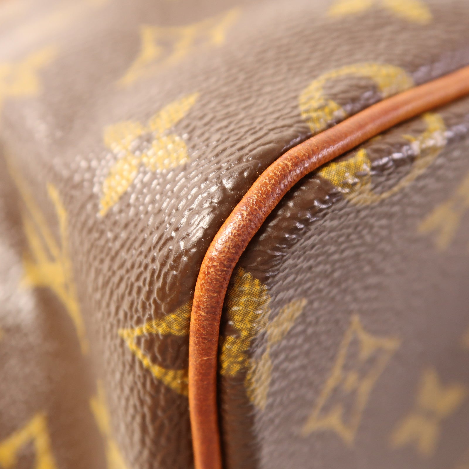 LOUIS VUITTON Monogram Palermo PM金扣手挽肩背兩用袋棕色