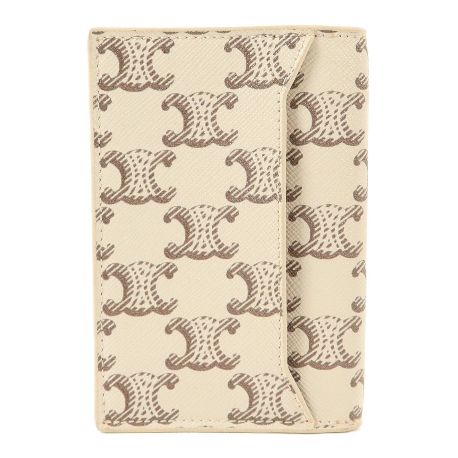 CELINE 塗層帆布Triomphe Card Holder卡片套