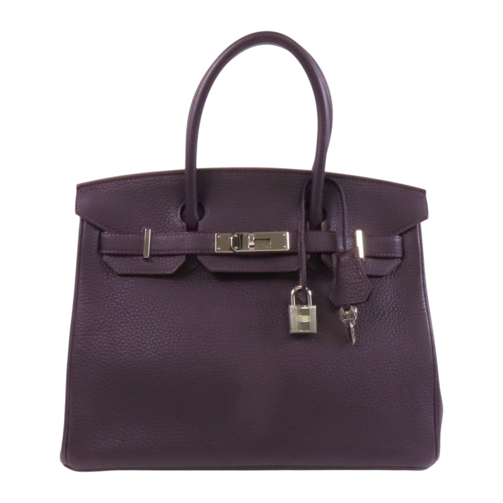 HERMES Togo皮革Birkin 30銀扣手挽袋