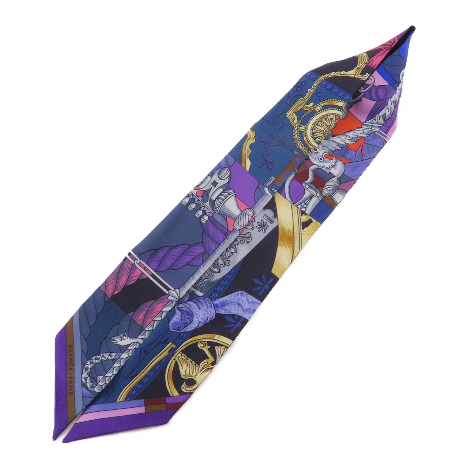HERMES 絲質Twilly絲巾