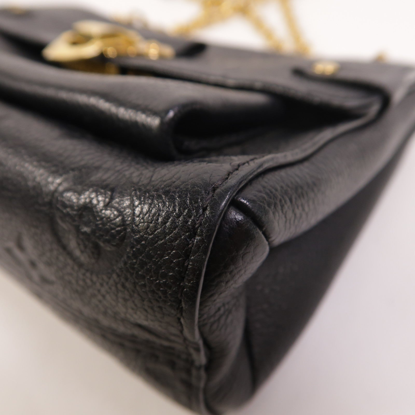 LOUIS VUITTON Monogram Empreinte Vavin BB金扣鏈帶肩背袋