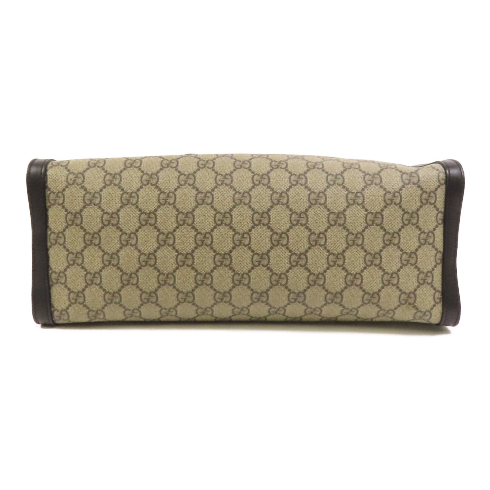 GUCCI 塗層帆布Padlock Medium Chain Shoulder Bag金扣鏈帶肩背袋