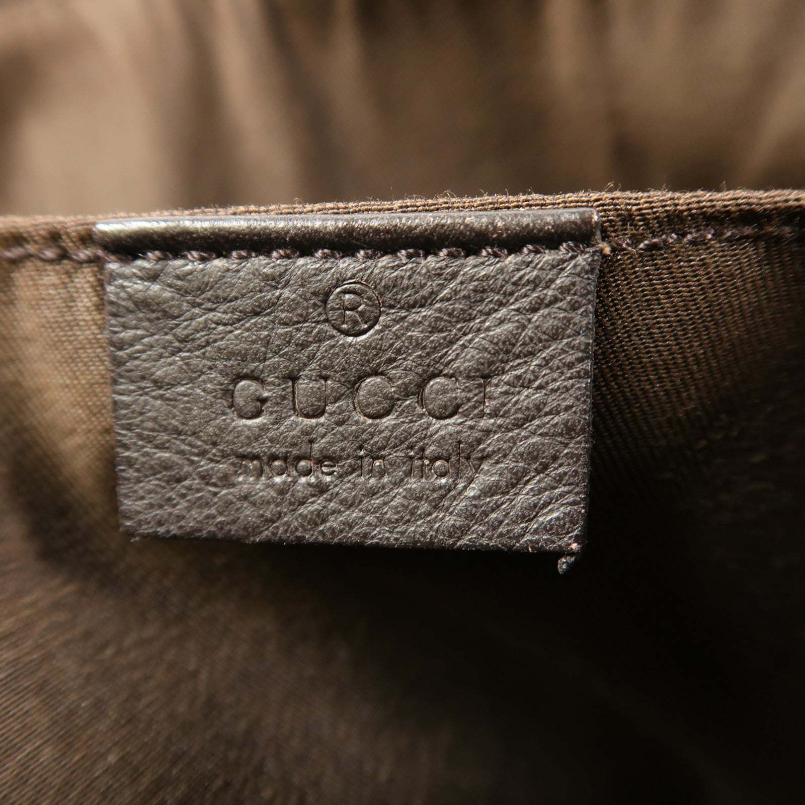 GUCCI 帆布Hand Bag金扣手挽袋