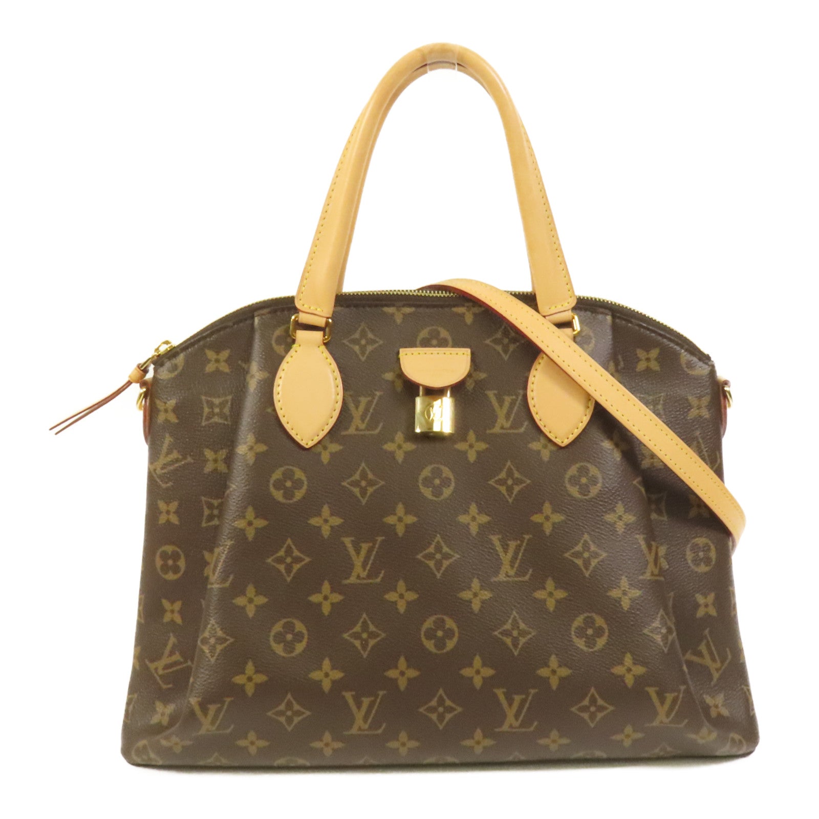 LOUIS VUITTON Monogram Rivoli MM金扣手挽肩背兩用袋