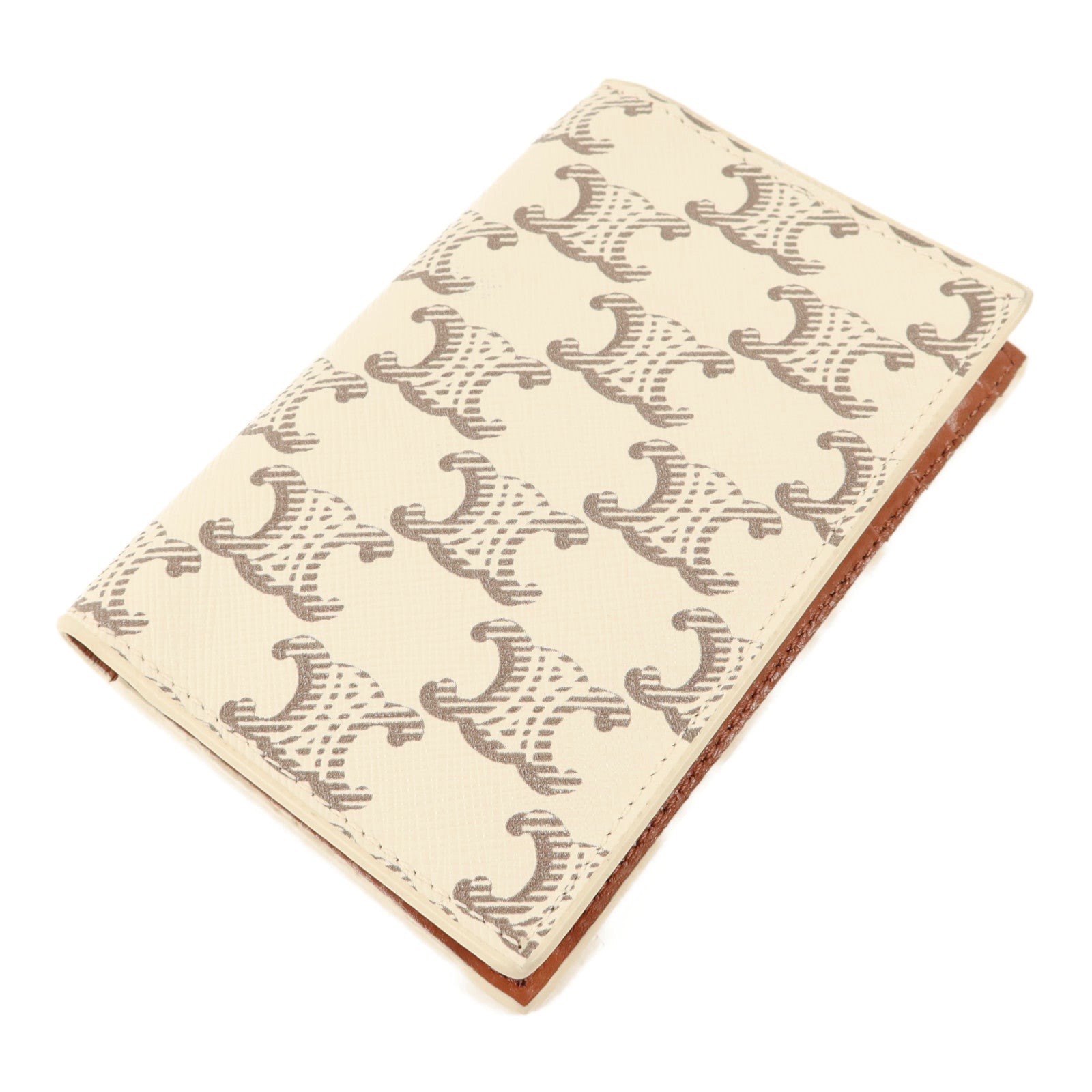 CELINE 塗層帆布Triomphe Card Holder卡片套