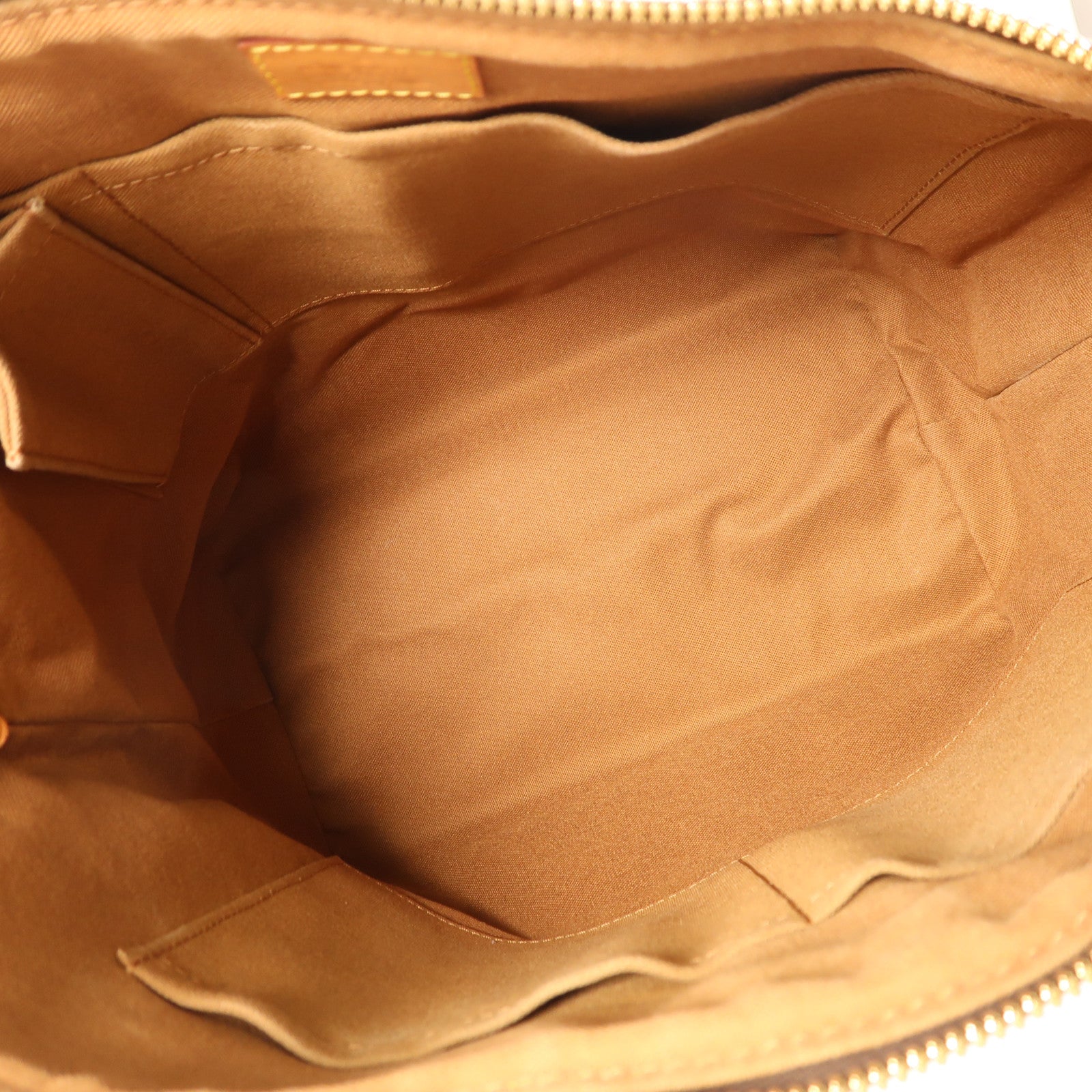 LOUIS VUITTON Monogram Palermo PM金扣手挽肩背兩用袋棕色