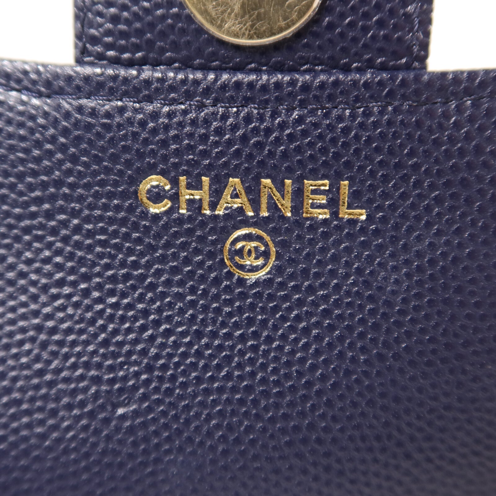 CHANEL 牛皮皮革Phone Case Bag金扣鏈帶肩背袋