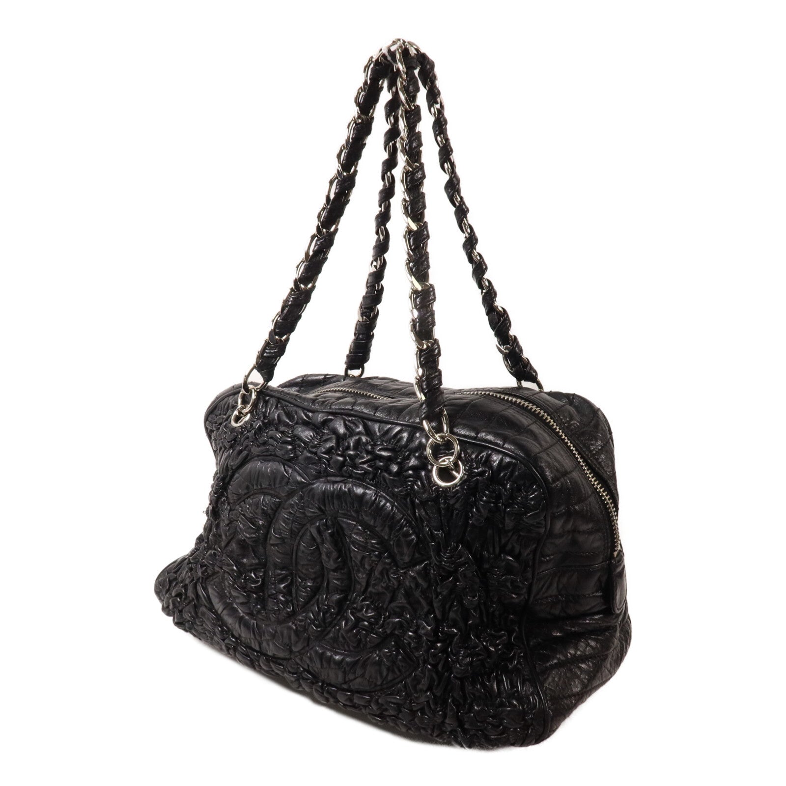 CHANEL 牛皮皮革Chain Shoulder Bag鏈帶肩背袋