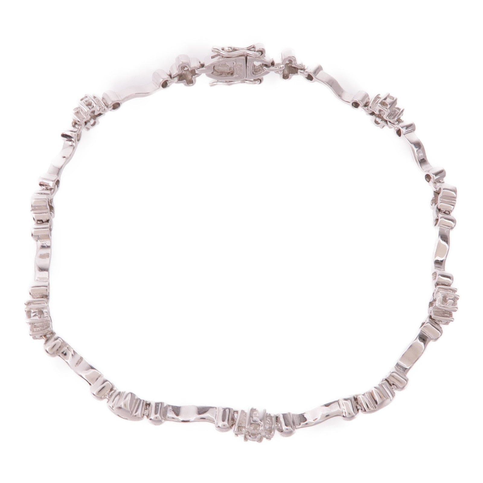 JEWELRY 18K白金Diamond Bracelet鑽石手鏈