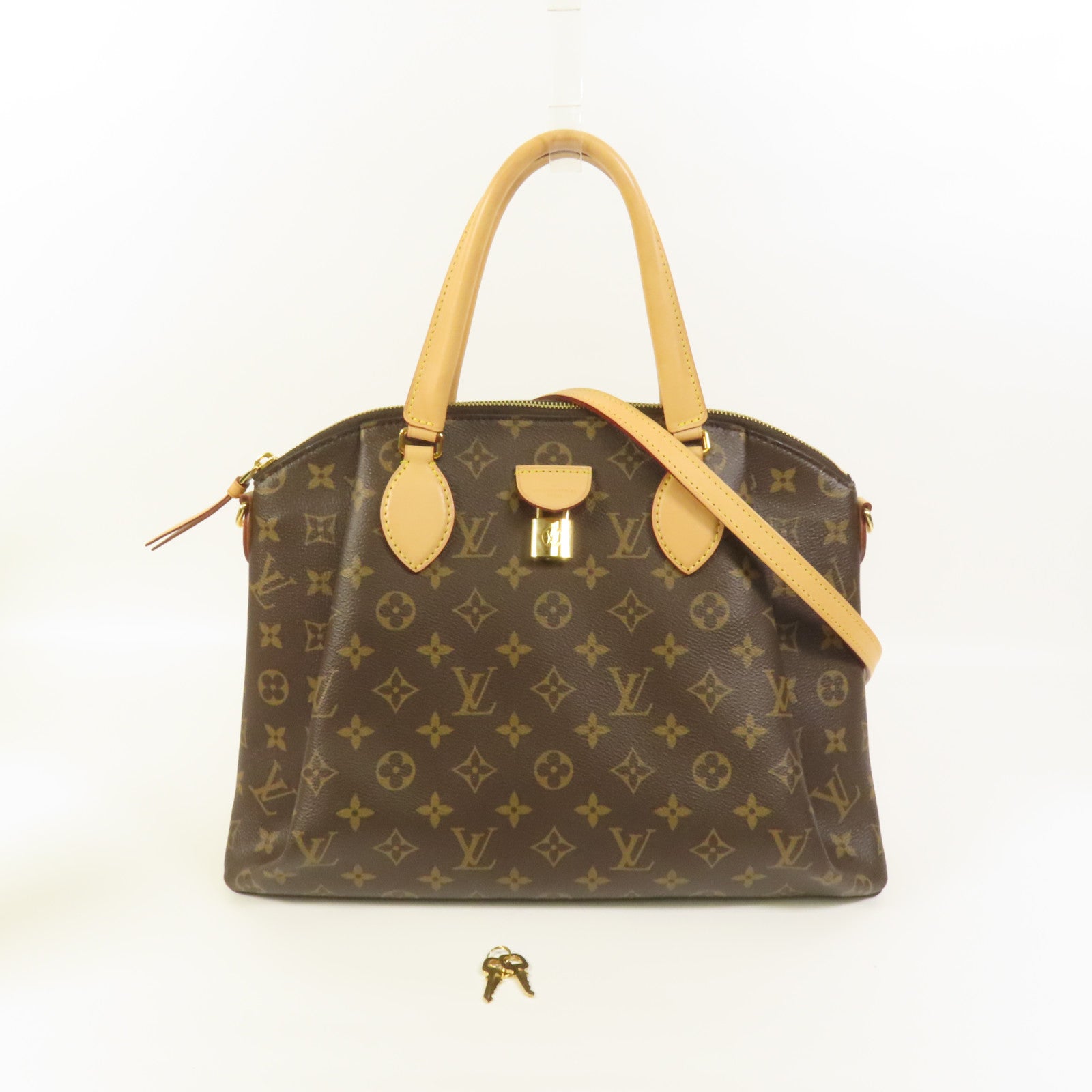 LOUIS VUITTON Monogram Rivoli MM金扣手挽肩背兩用袋
