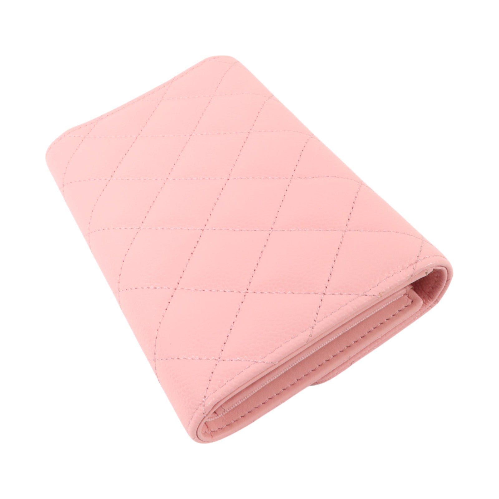 CHANEL 牛皮皮革Classic Medium Flap Wallet金扣錢包