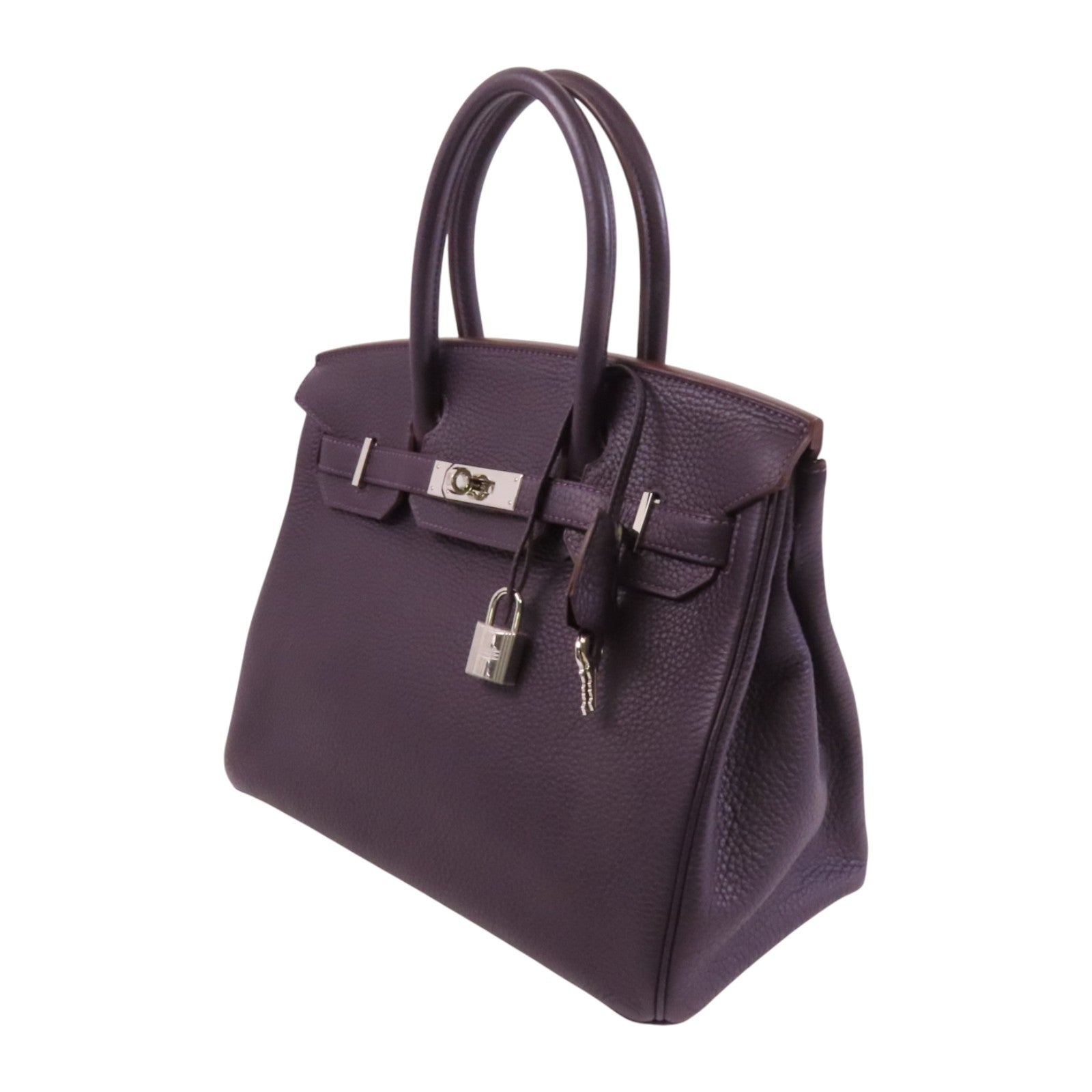 HERMES Togo皮革Birkin 30銀扣手挽袋
