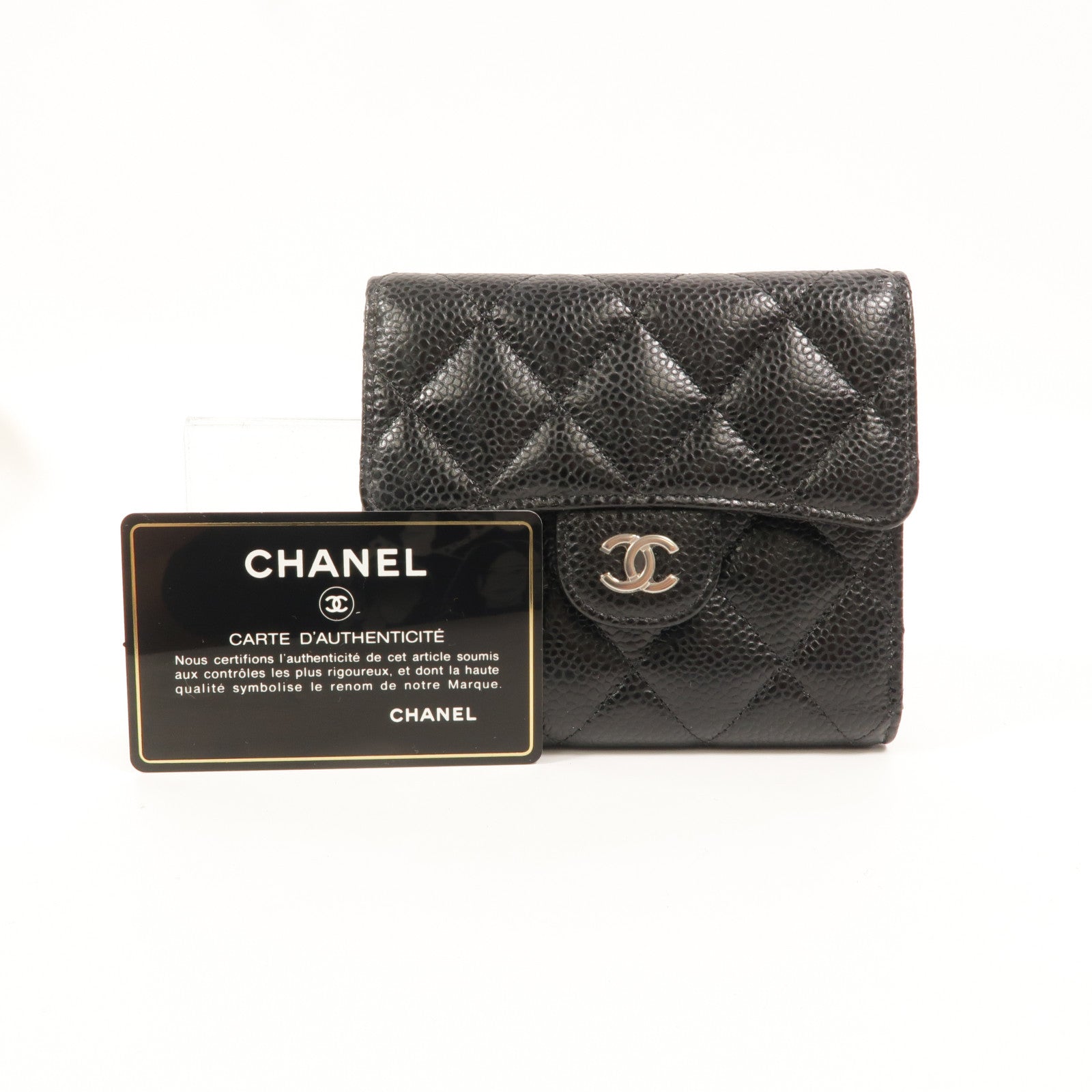 CHANEL 牛皮皮革Classic Small Flap Wallet錢包