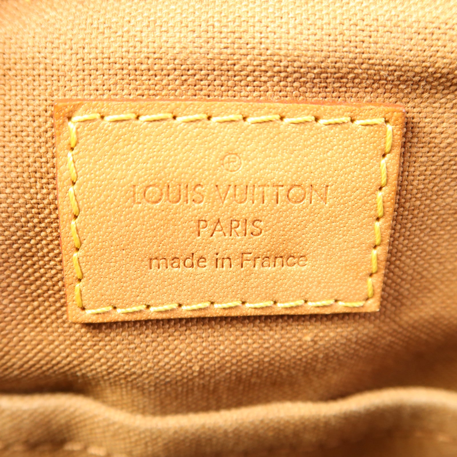 LOUIS VUITTON Monogram Palermo PM金扣手挽肩背兩用袋棕色