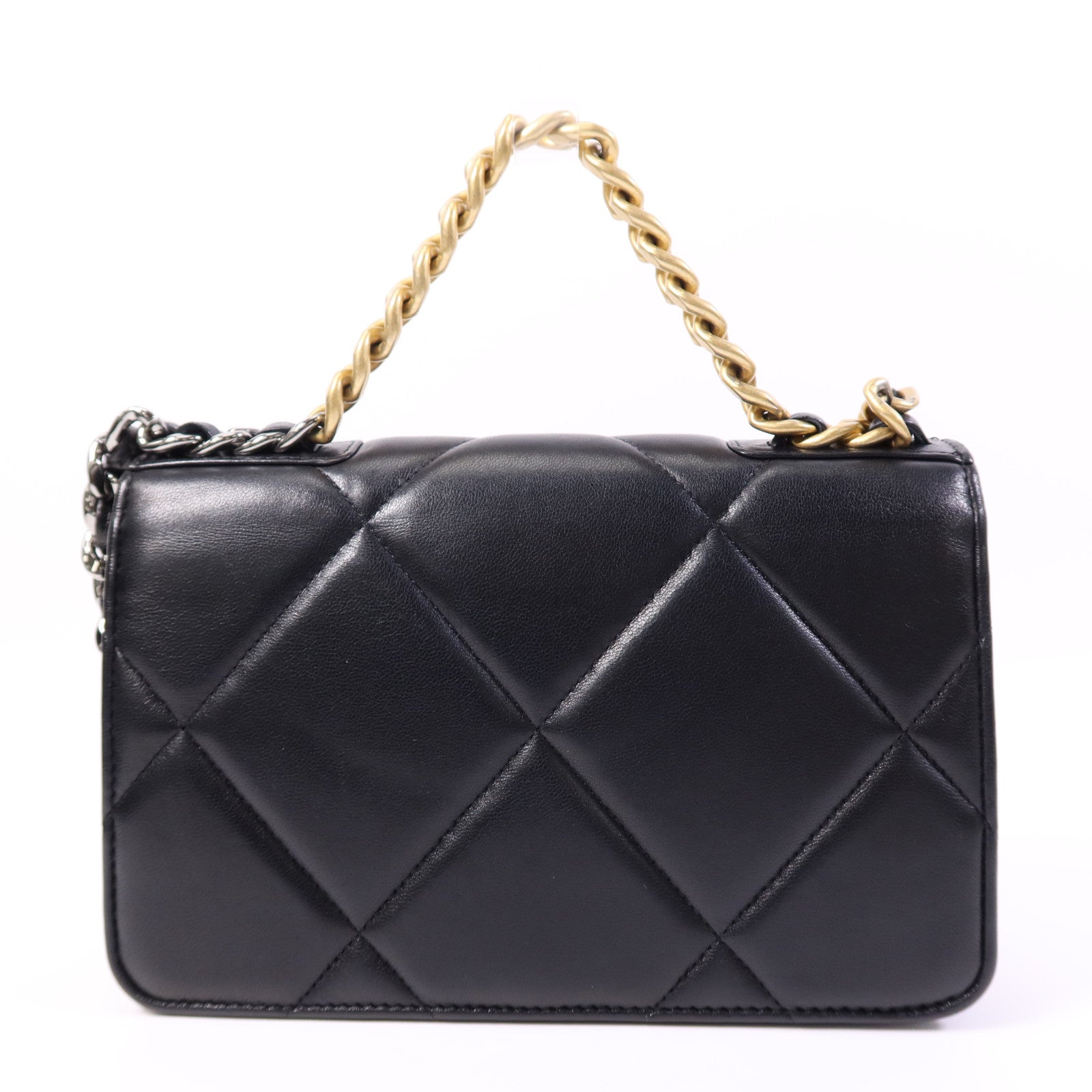 CHANEL 羊皮皮革Chanel 19 WOC鏈帶肩背袋