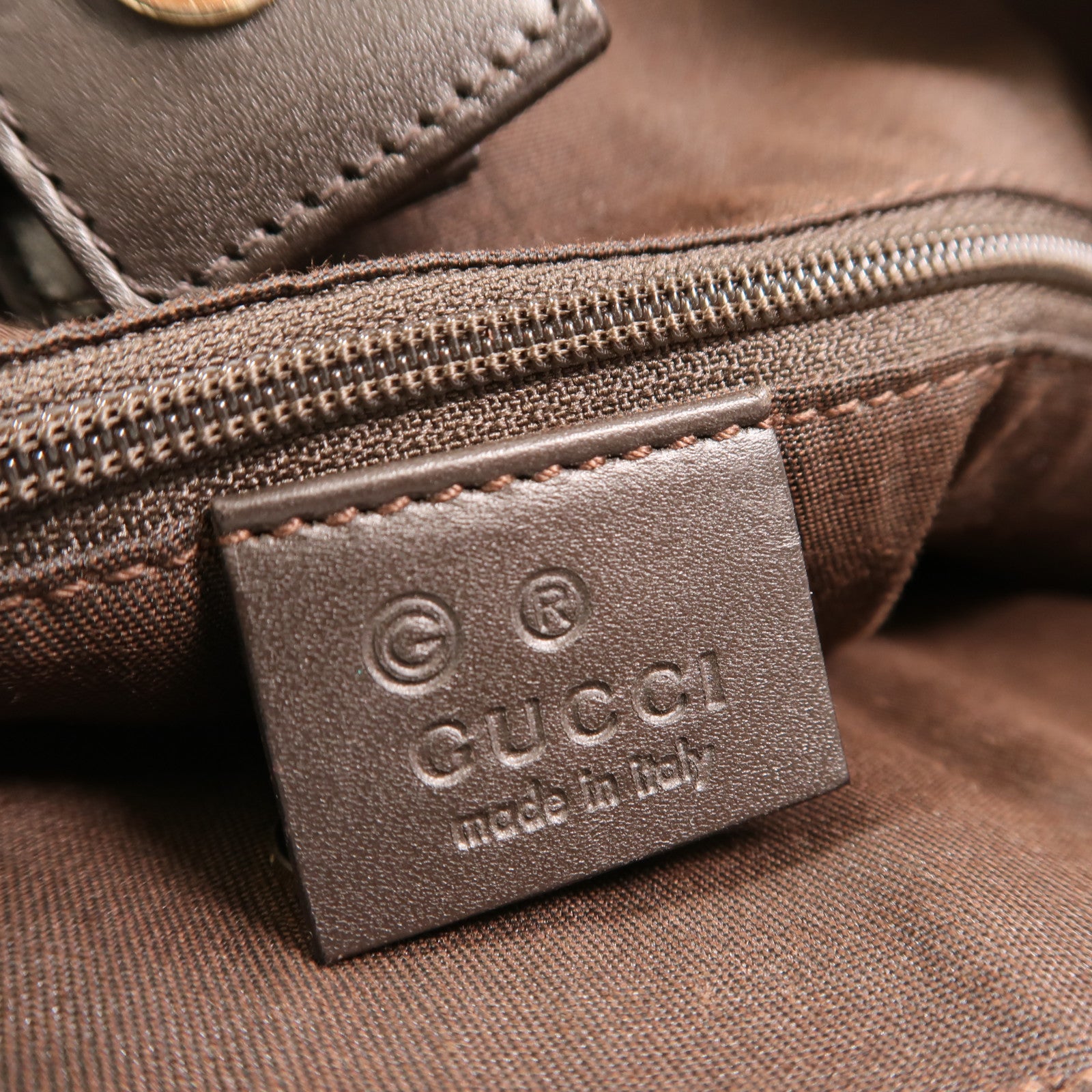 GUCCI GG帆布2 Way shoulder Bag金扣手挽肩背兩用袋