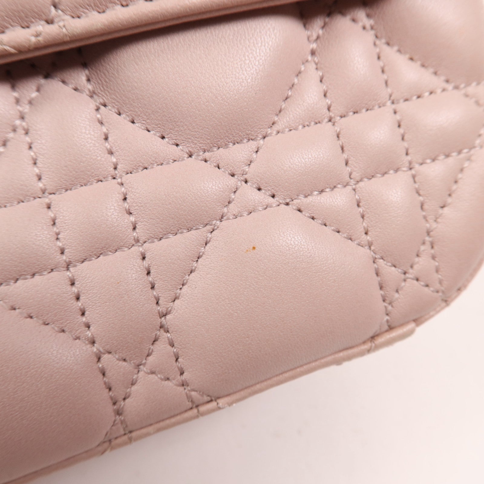 Dior 牛皮皮革Miss Dior銀扣鏈帶肩背袋