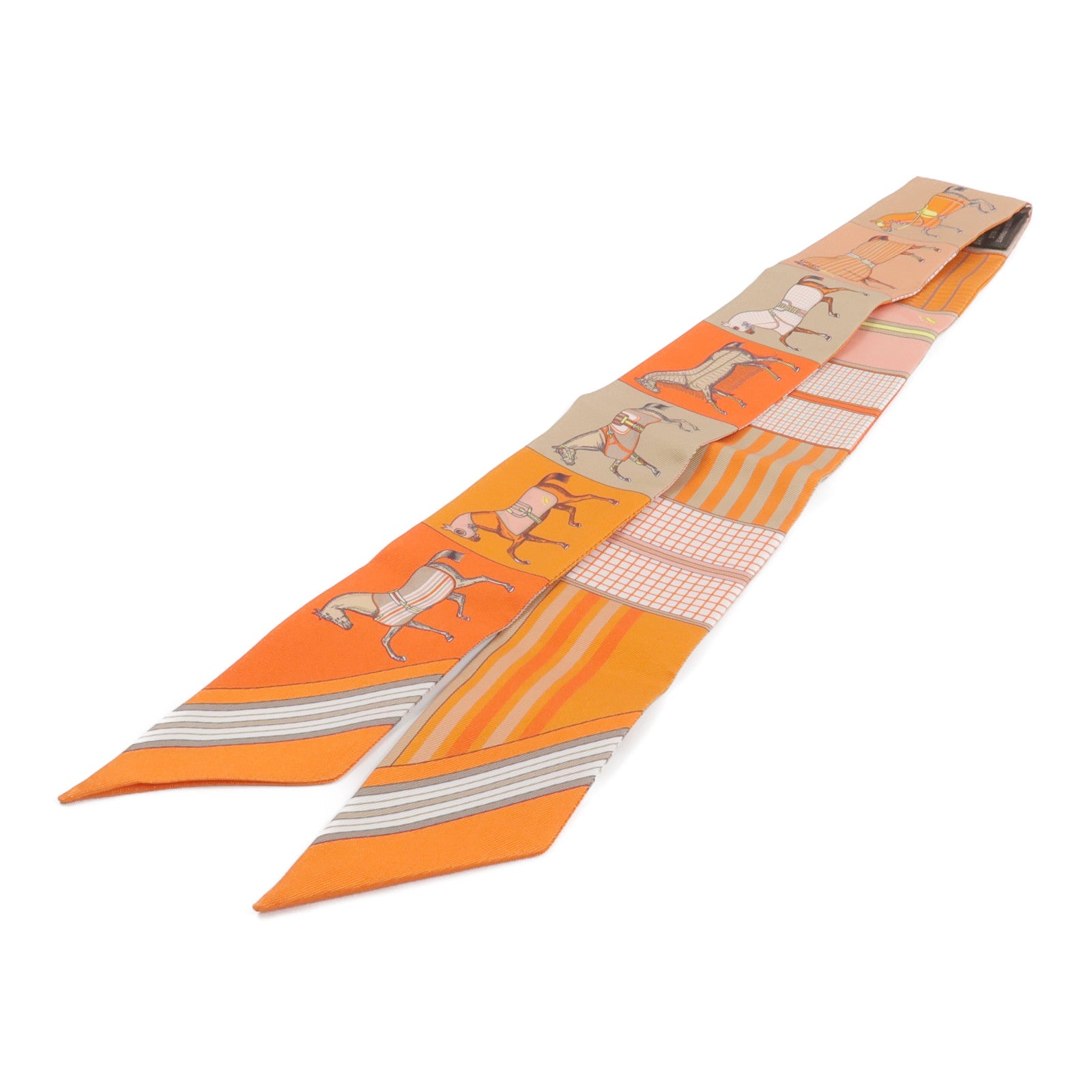 HERMES 絲質Twilly絲巾
