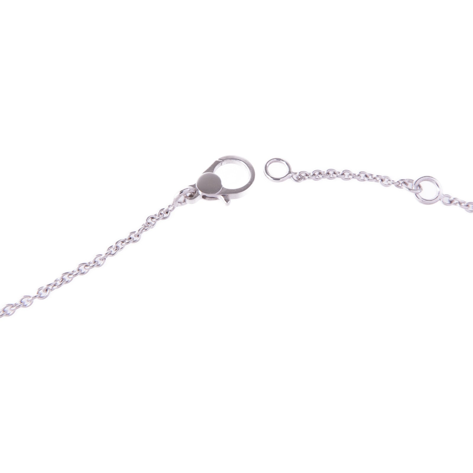 HERMES 18K白金Finesse Pendant鑽石項鍊