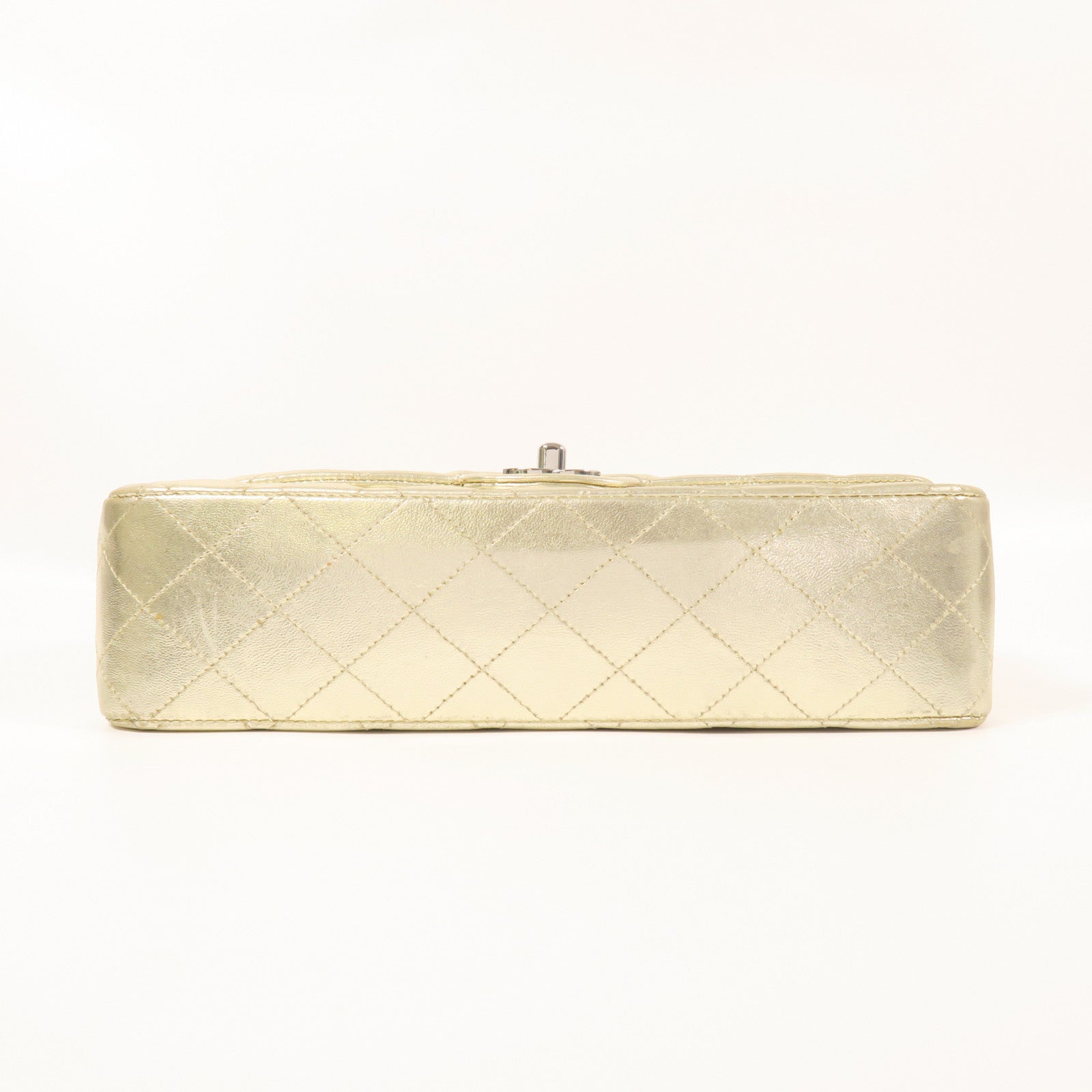 CHANEL 羊皮皮革Classic 25銀扣鏈帶肩背袋