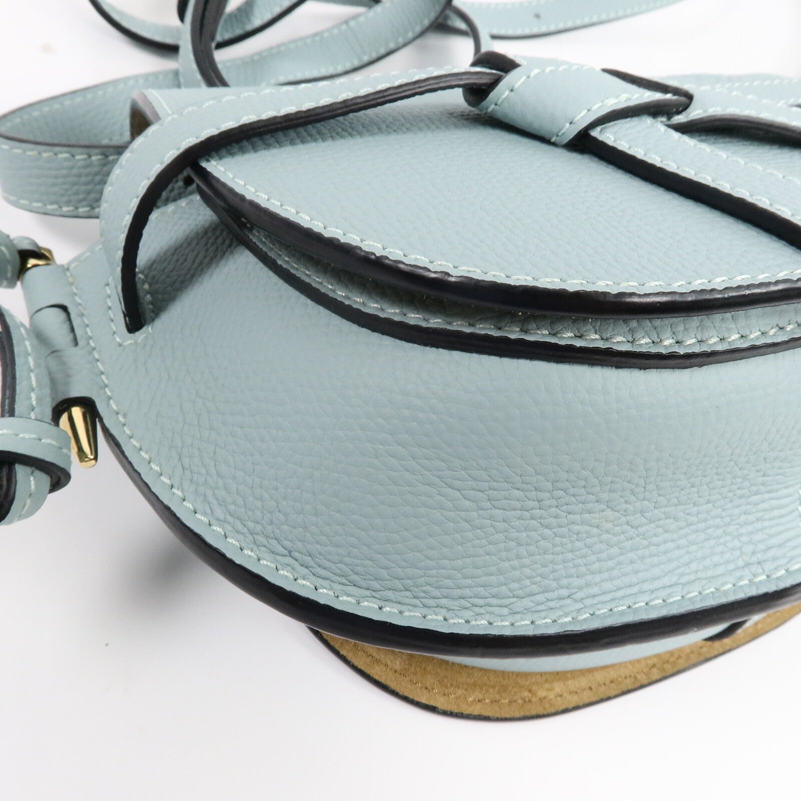 LOEWE 牛皮皮革Mini Gate Dual肩背袋