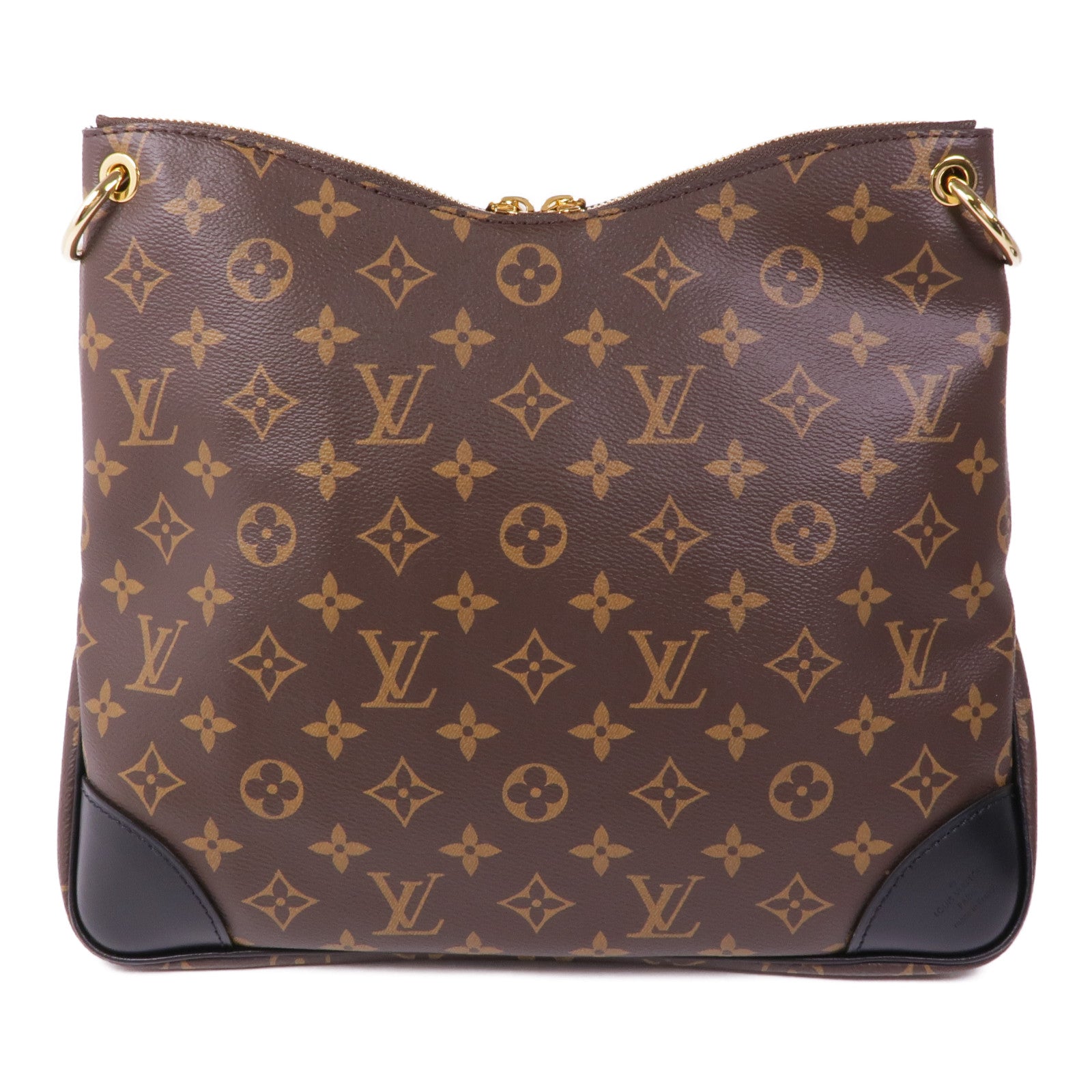 LOUIS VUITTON LV GHW Odeon MM Shoulder Bag M45352 Monogram Brown