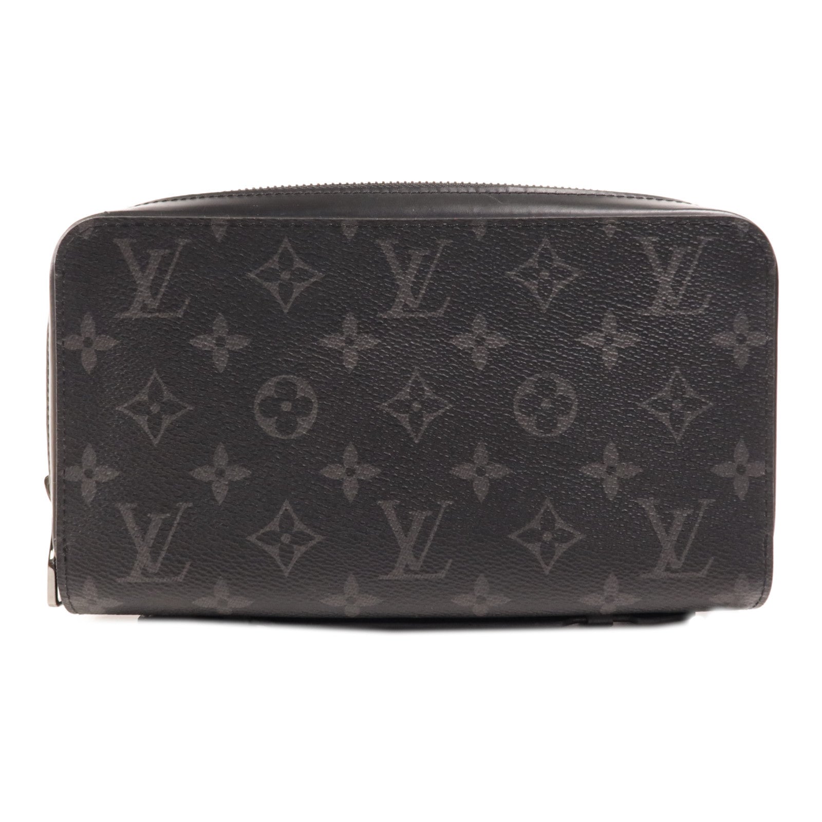 LOUIS VUITTON Monogram Eclipse Zippy XL Wallet銀扣長錢包