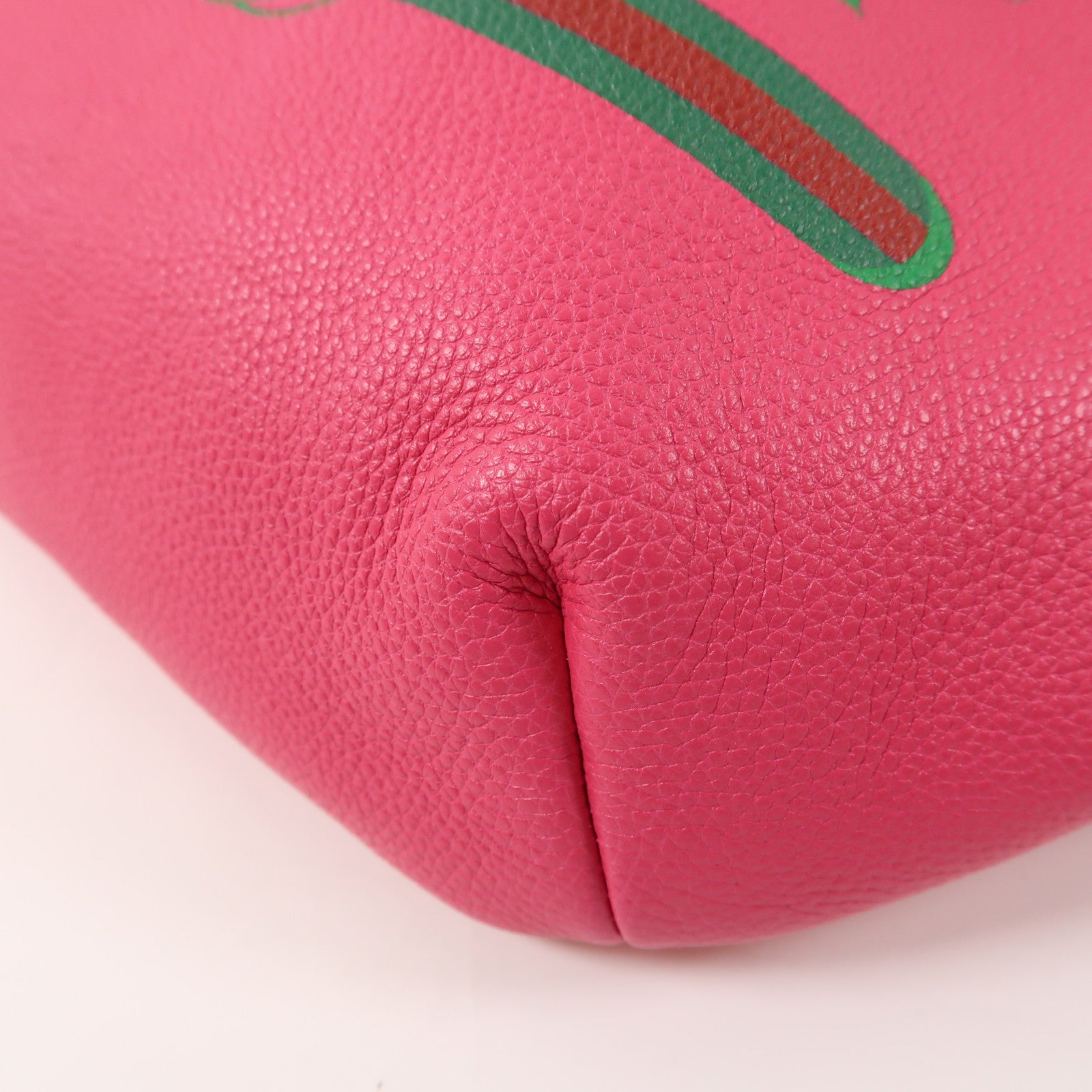 GUCCI 皮革Waist Bag腰包桃紅色