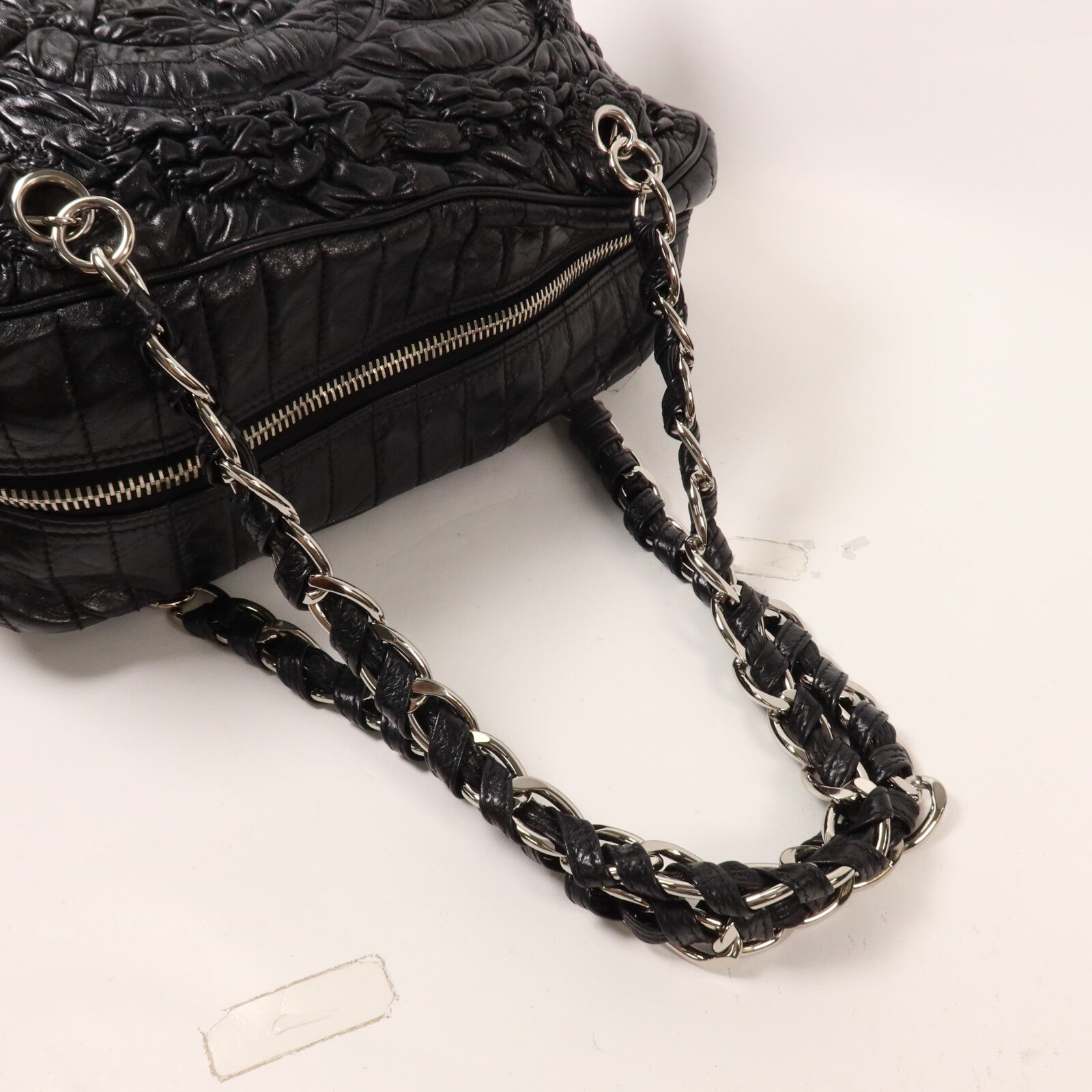 CHANEL 牛皮皮革Chain Shoulder Bag鏈帶肩背袋