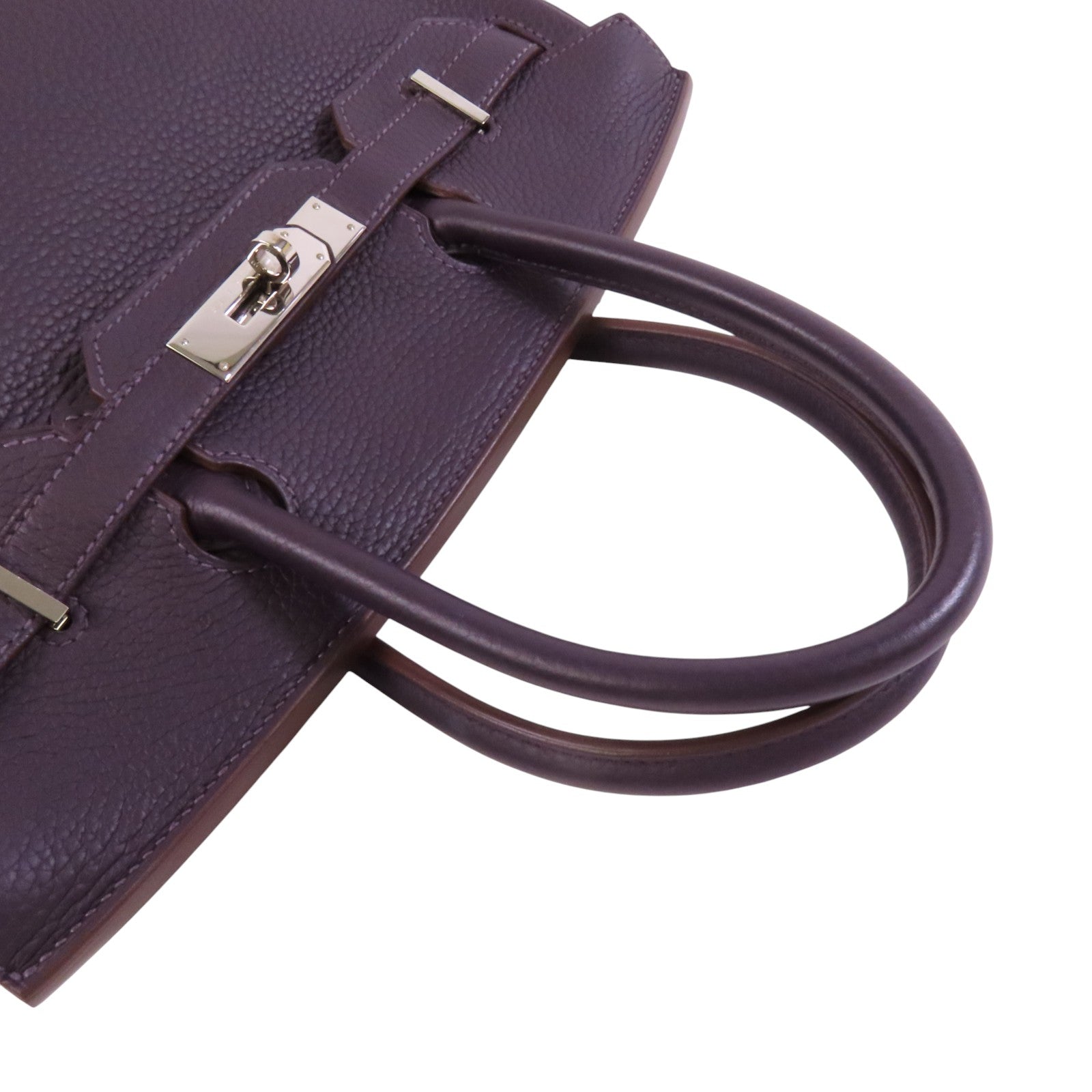 HERMES Togo皮革Birkin 30銀扣手挽袋