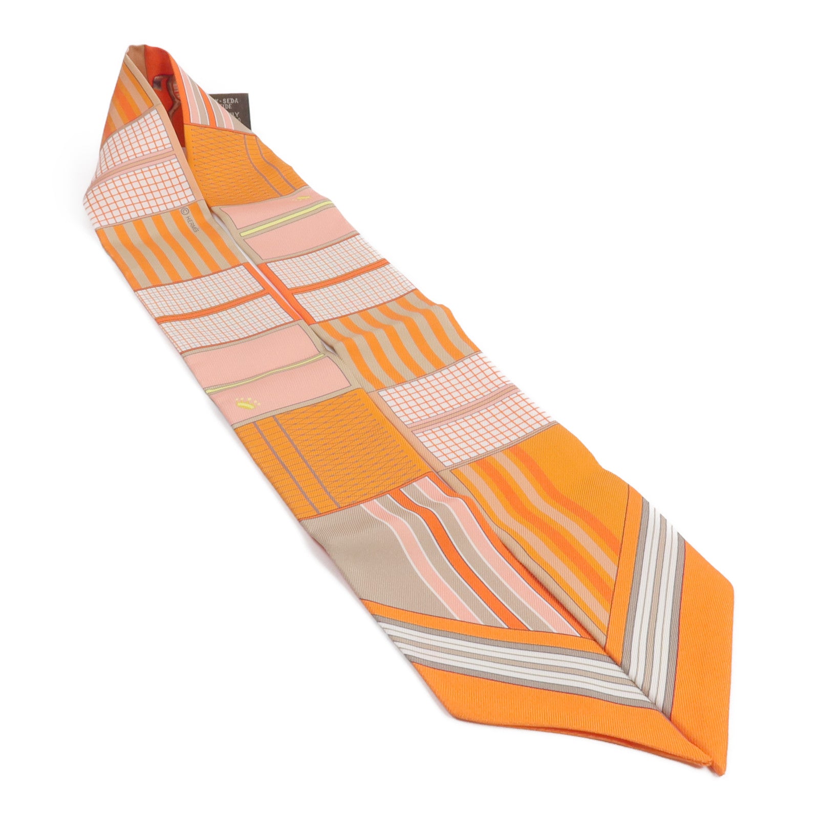 HERMES 絲質Twilly絲巾