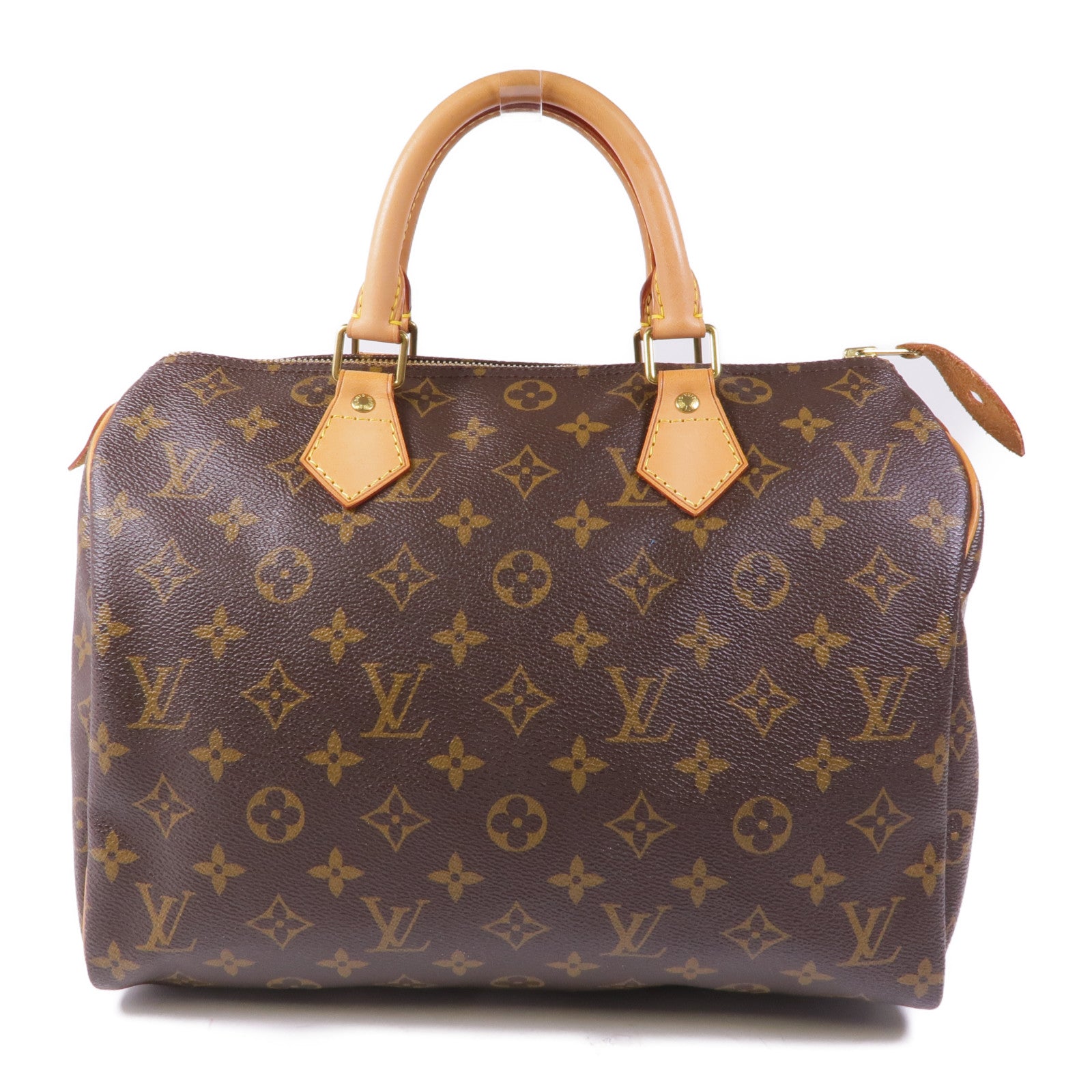 LOUIS VUITTON Monogram Speedy 30金扣手挽袋