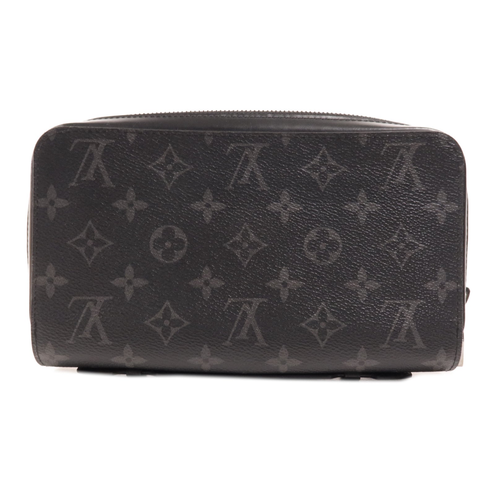 LOUIS VUITTON Monogram Eclipse Zippy XL Wallet銀扣長錢包