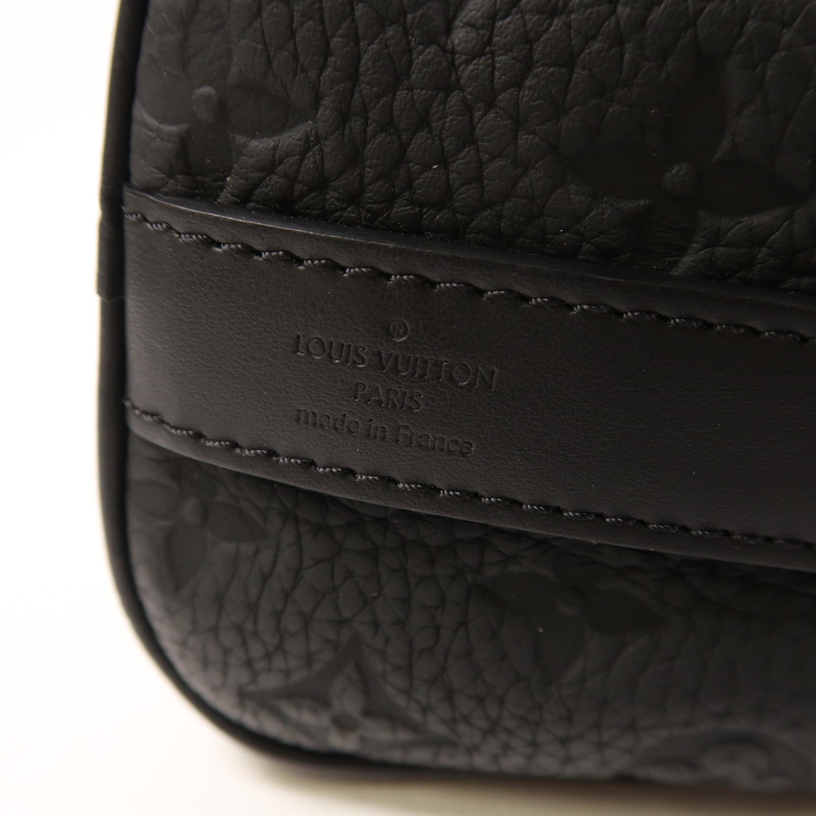 LOUIS VUITTON Monogram Taurillon Keepall Bandouliere 25手挽肩背兩用袋