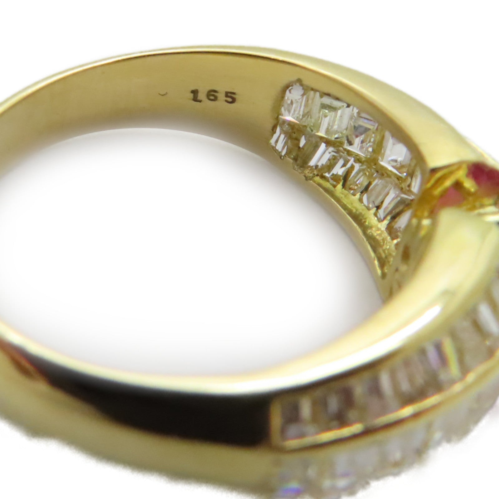JEWELRY 【激減優惠】18K黃金Pink Sapphire Ring 1.048ct粉紅藍寶石/1.65ct鑽石戒指US#6.5