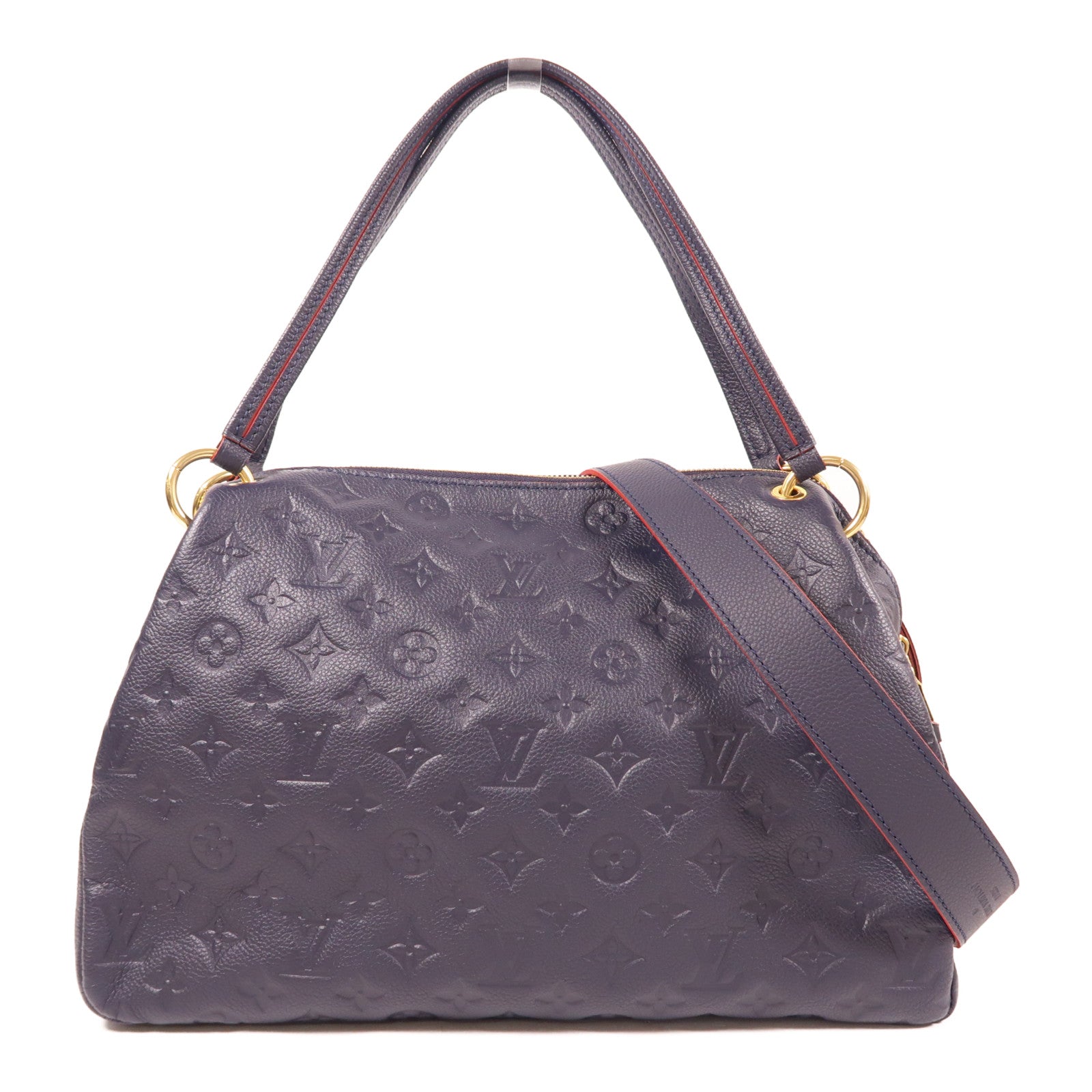 LOUIS VUITTON Monogram Empreinte Ponthieu PM金扣手挽肩背兩用袋