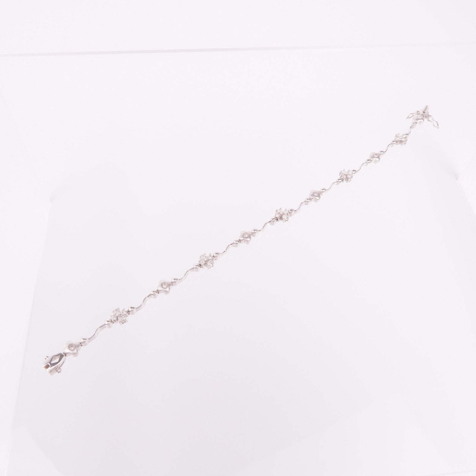 JEWELRY 18K白金Diamond Bracelet鑽石手鏈