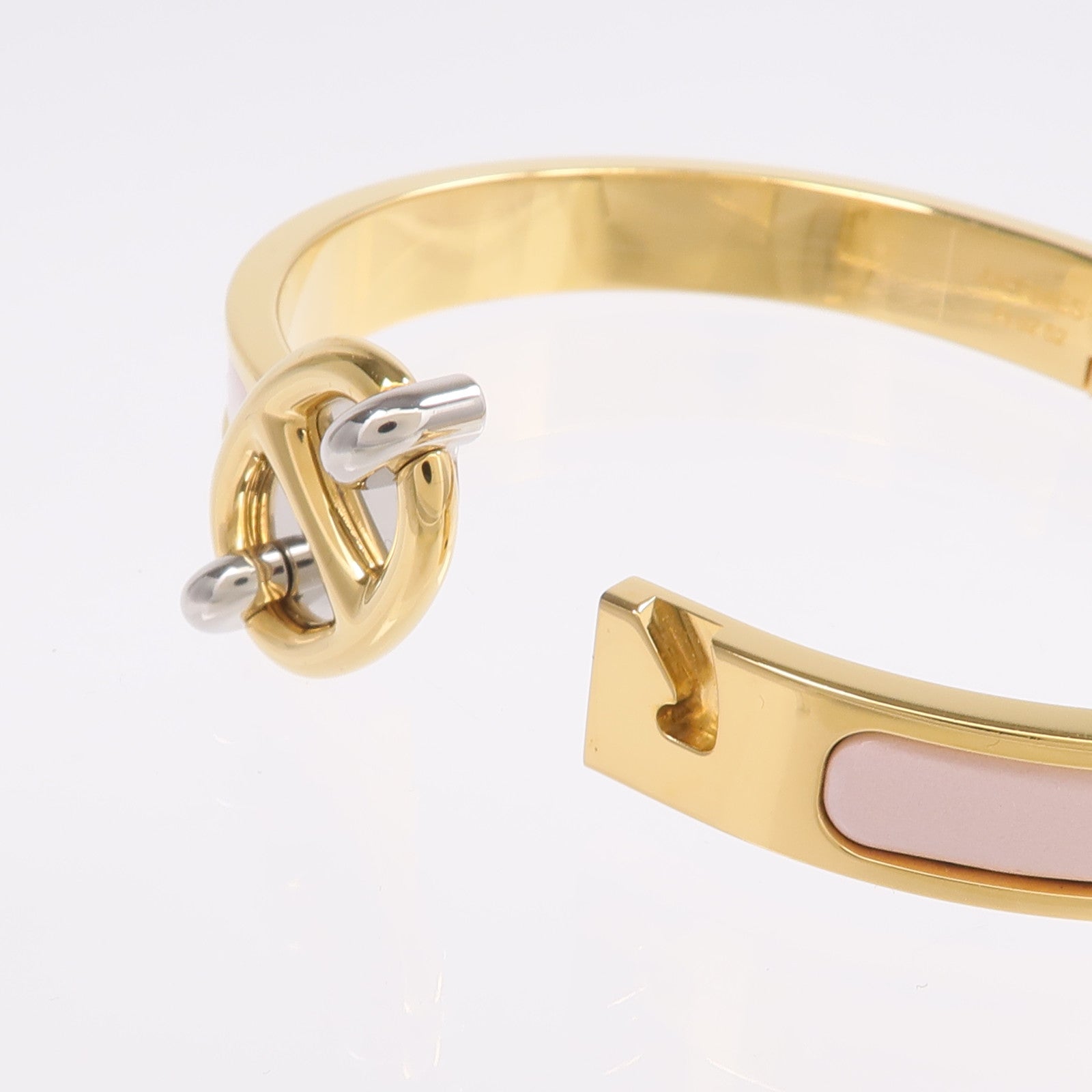HERMES 金屬/琺瑯Mini Clic Chaine D'Ancre Bracelet手鐲